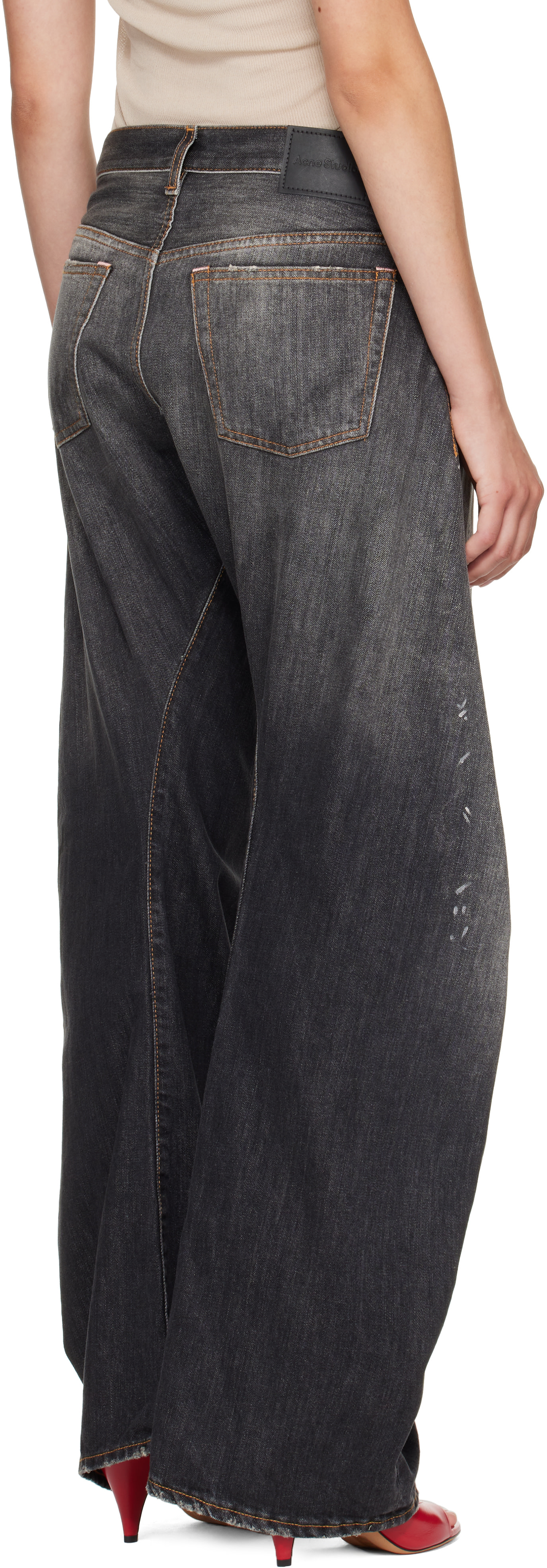 Acne Studios - Jean décontracté 2006F noir