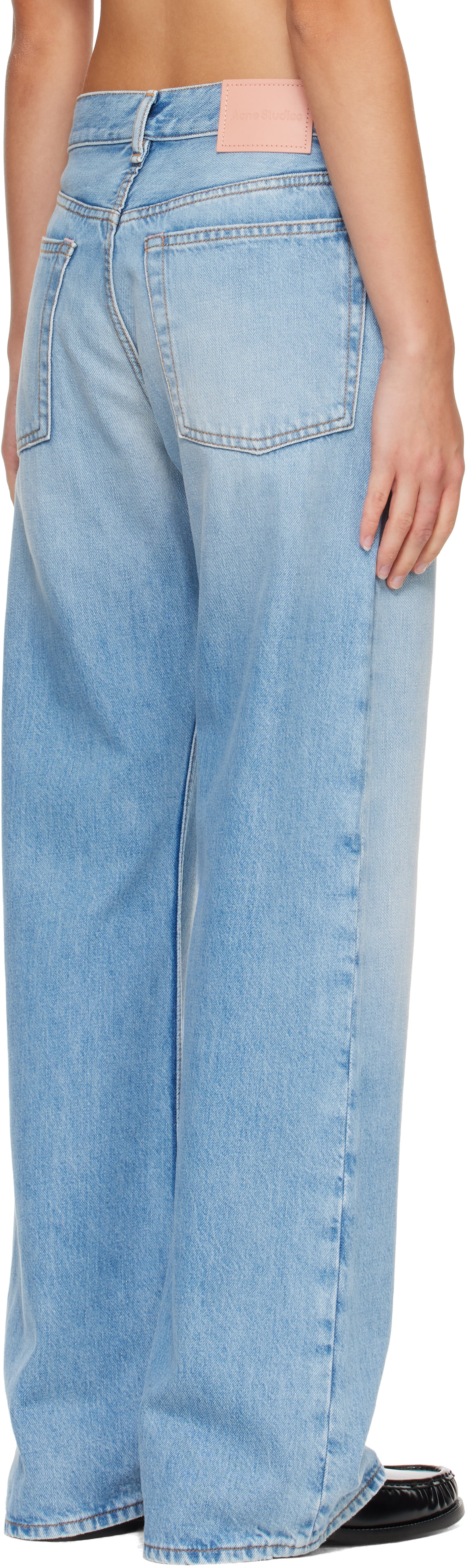 Acne Studios - Jean 2021F bleu à coupe classique