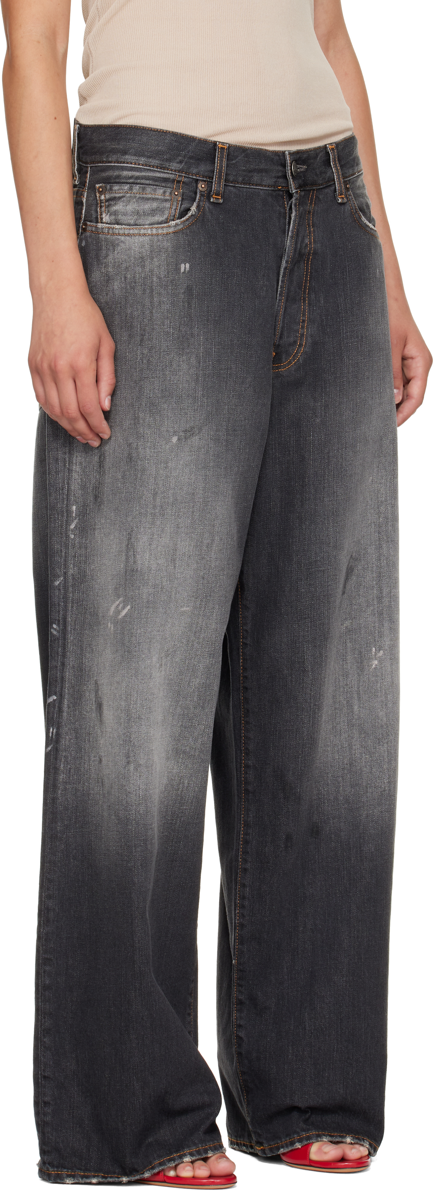Acne Studios - Jean décontracté 1981 noir