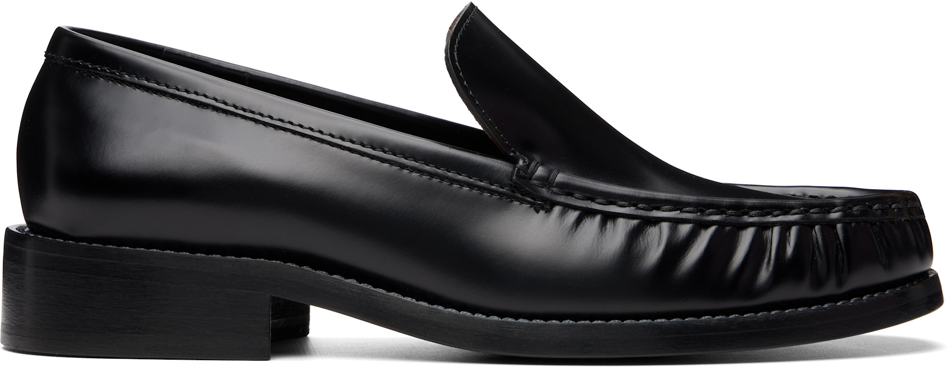 Acne Studios - Flâneurs noirs en cuir