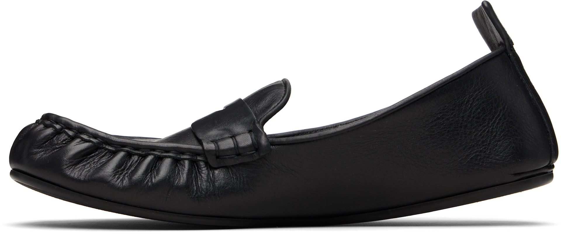 Acne Studios - Flâneurs noirs en cuir