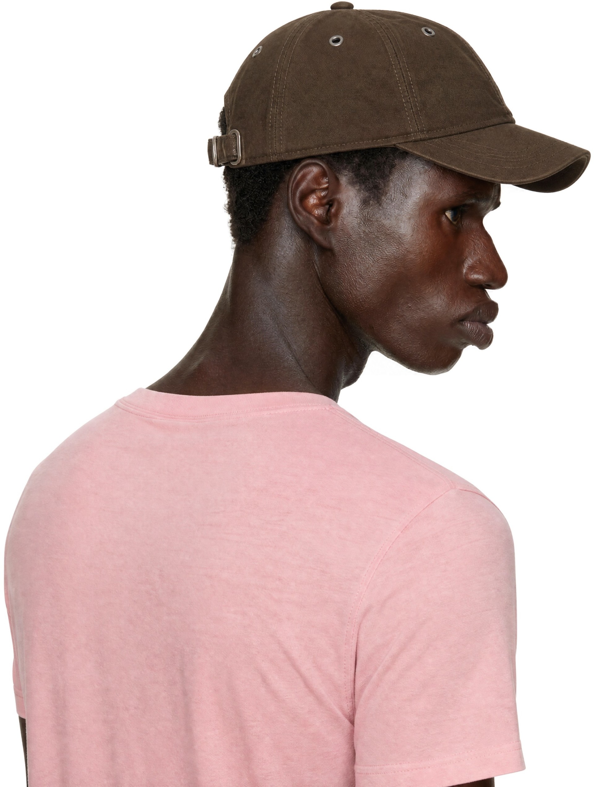 Acne Studios - Brown Waxed Logo Cap