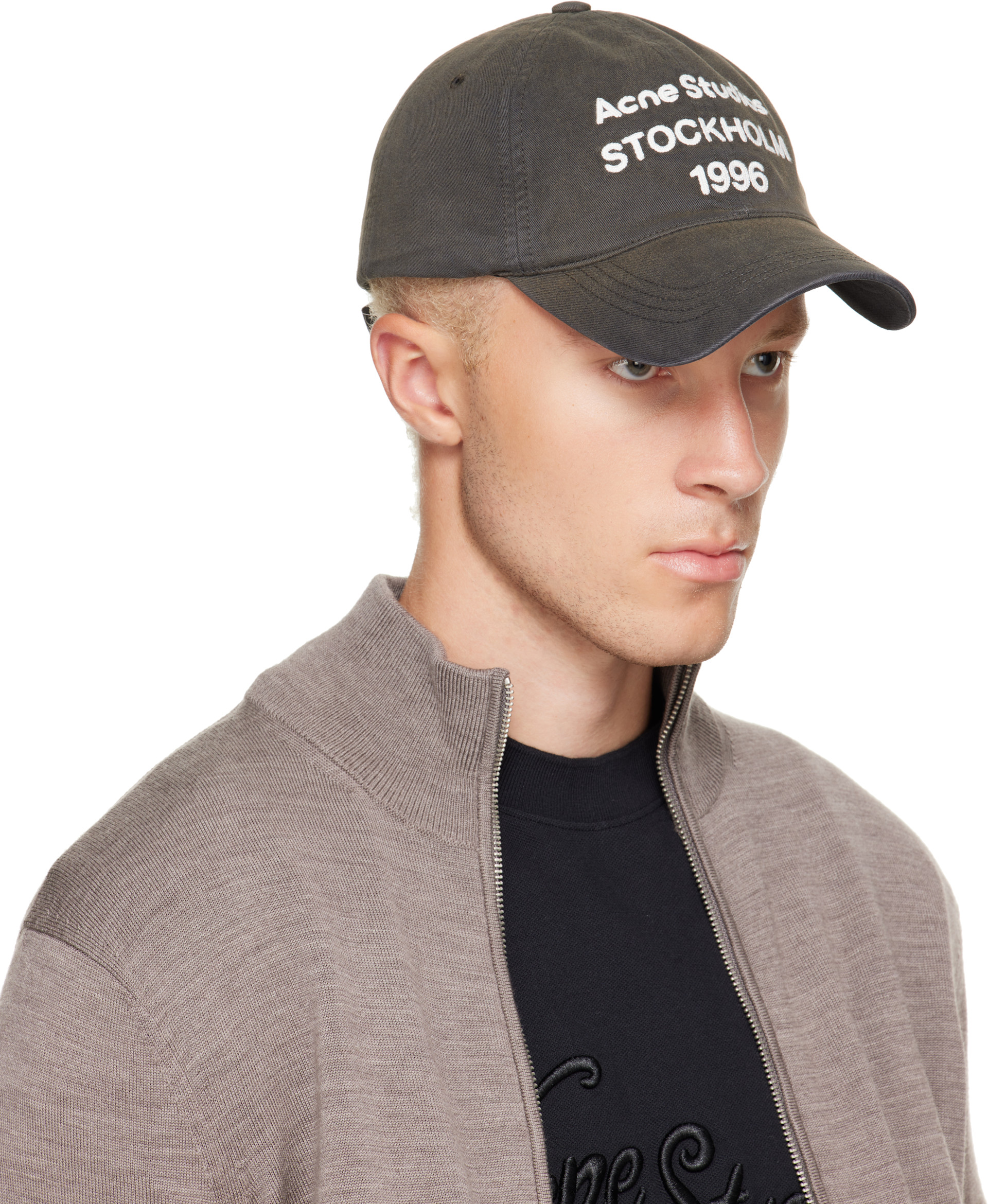 Acne Studios - Black '1996' Logo Baseball Cap