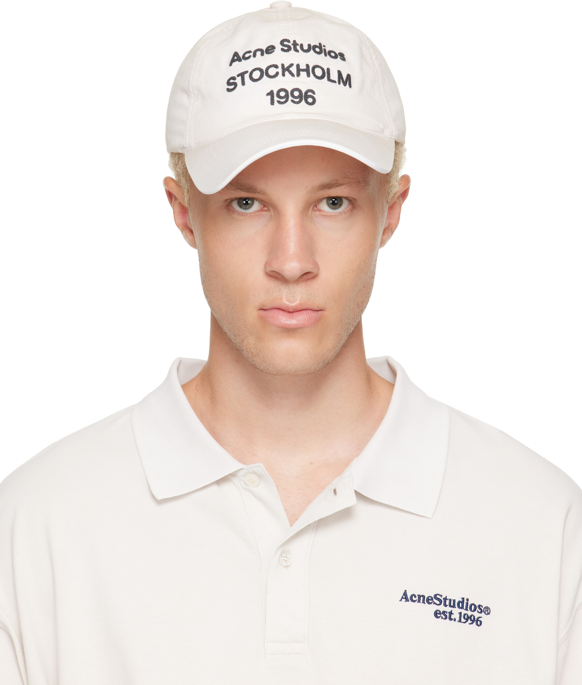 Acne Studios - Off-White '1996' Logo Baseball Cap