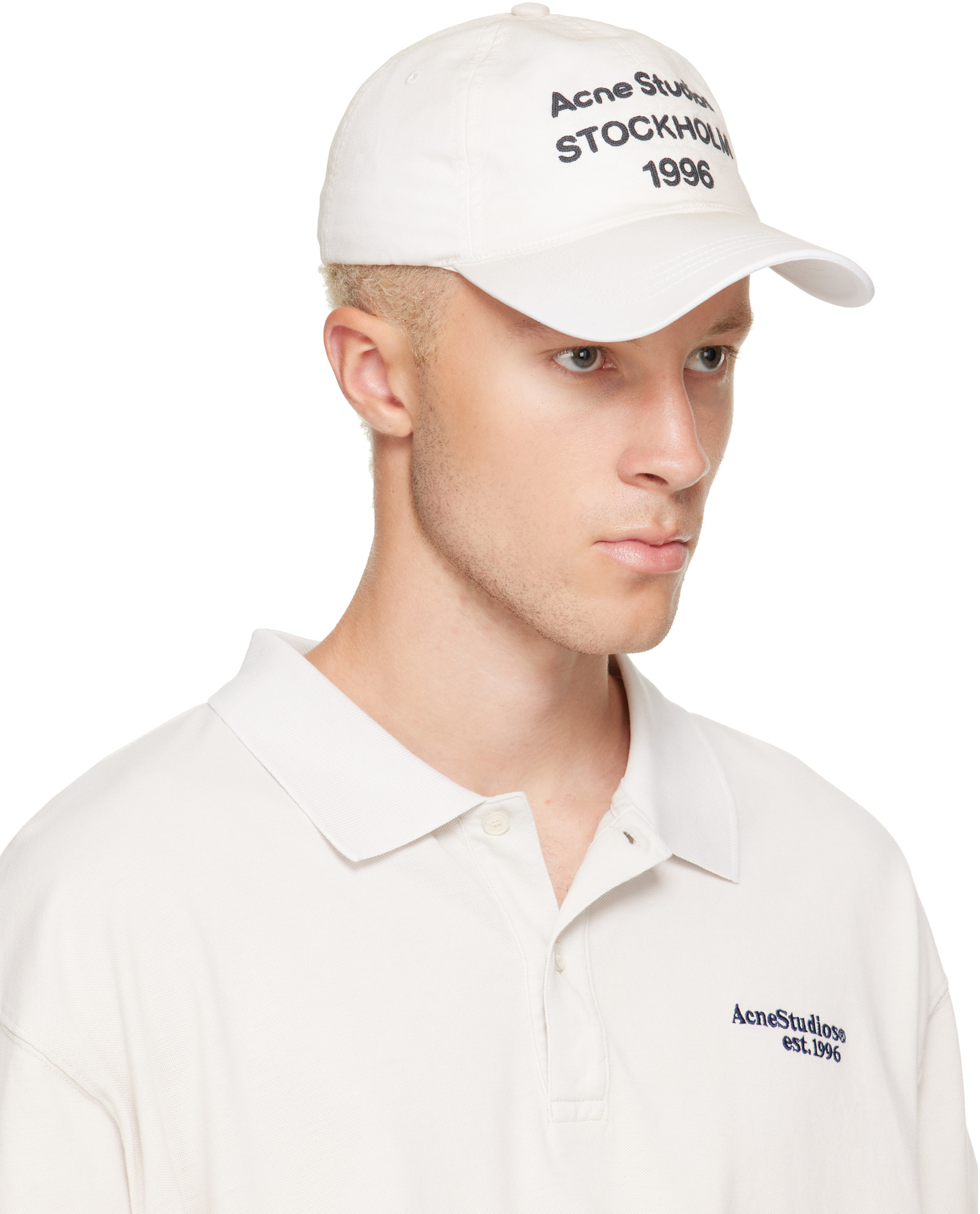 Acne Studios - Off-White '1996' Logo Baseball Cap