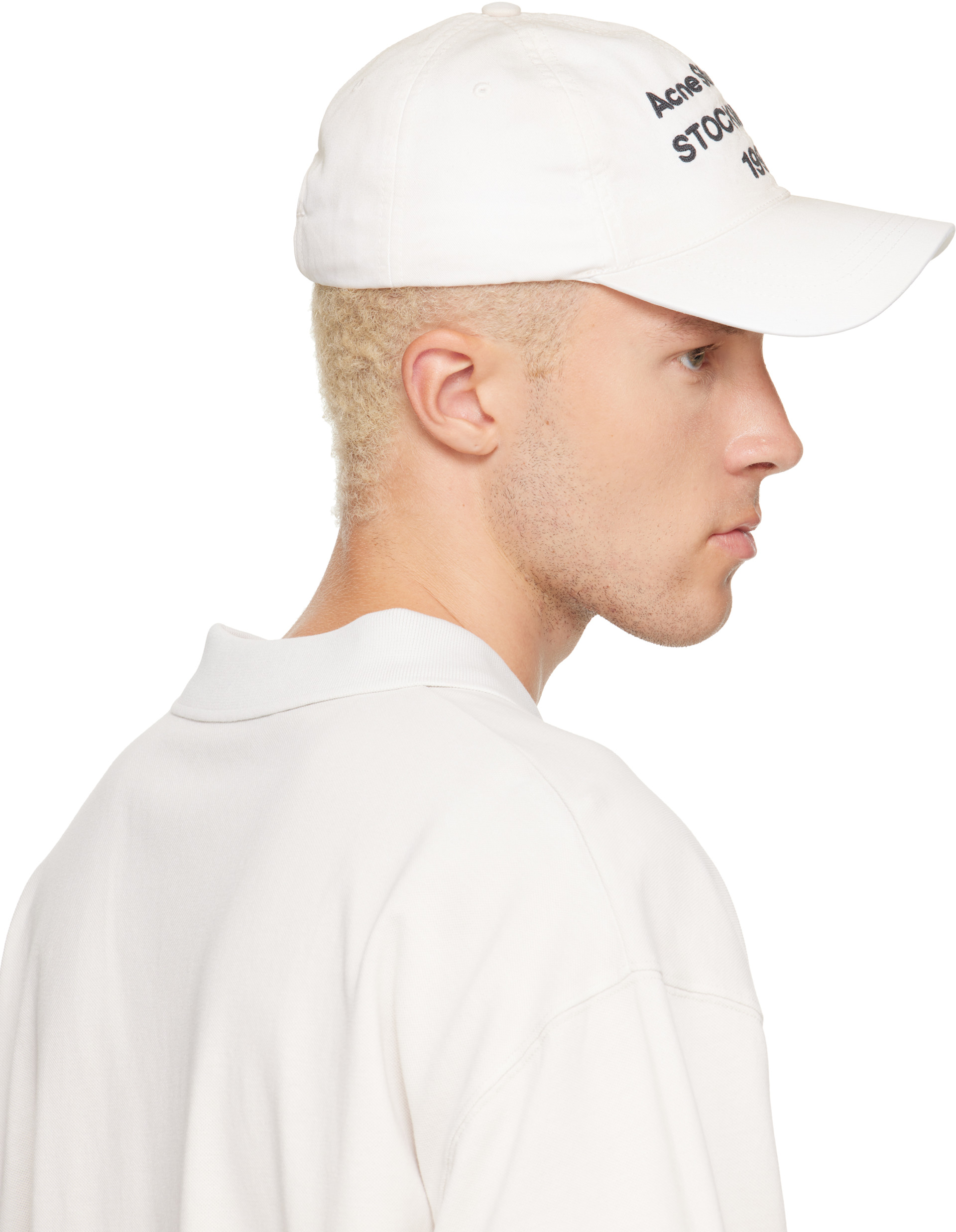 Acne Studios - Off-White '1996' Logo Baseball Cap