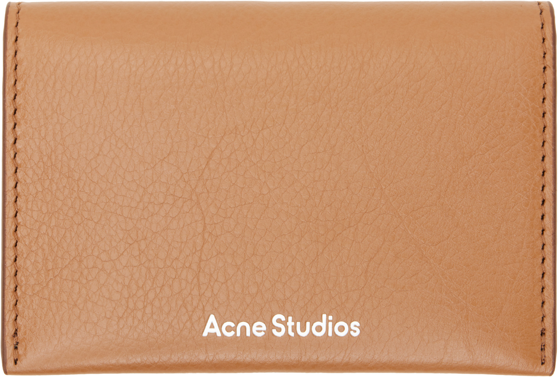 Acne Studios - Brown Folded Leather Wallet