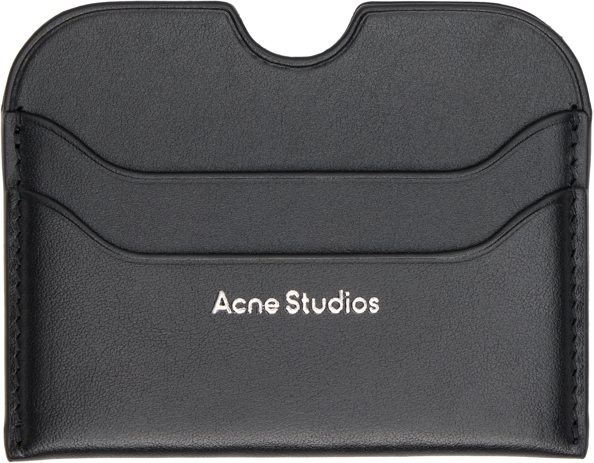 Acne Studios - Black Leather Card Holder