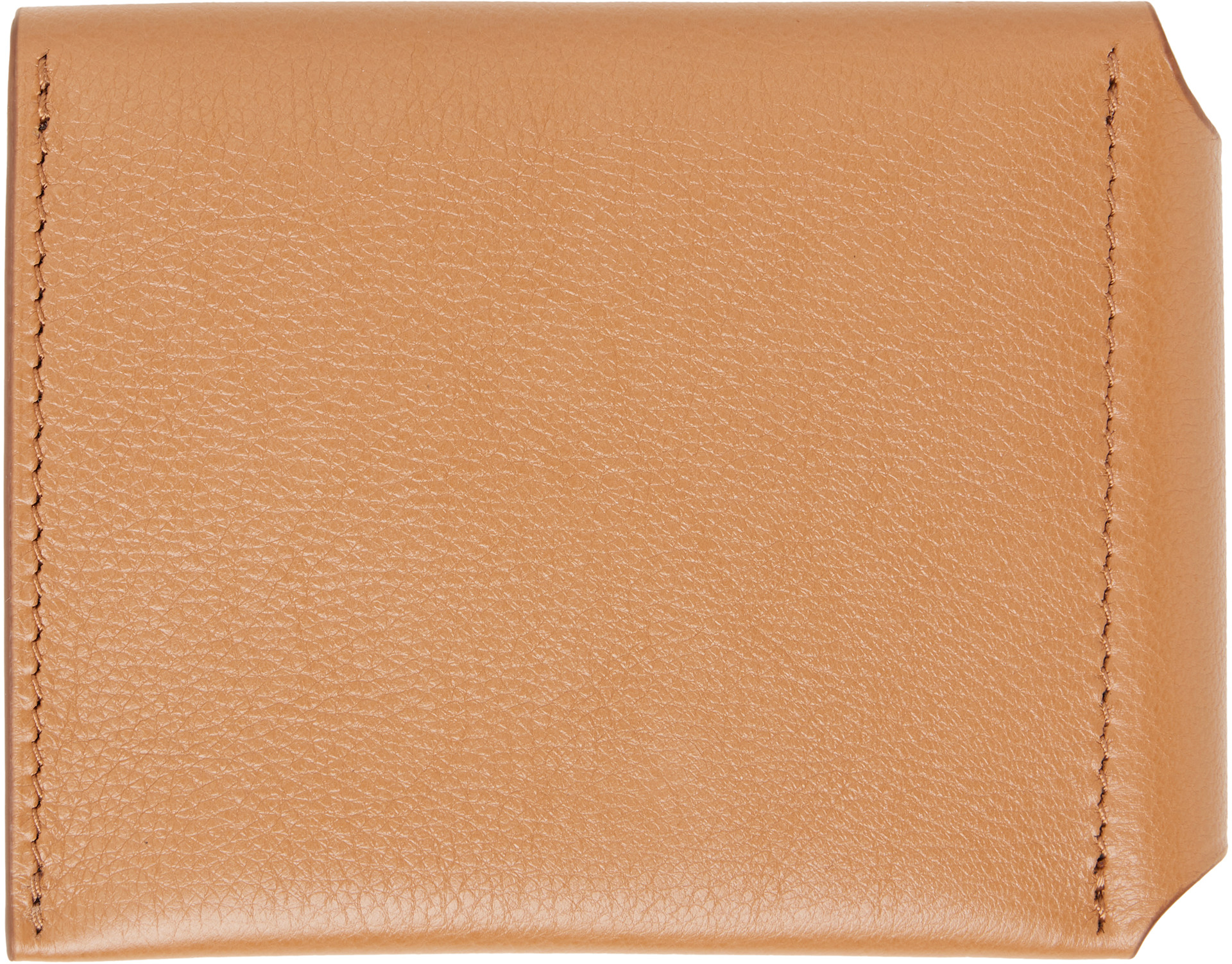 Acne Studios - Portefeuille à trois volets brun