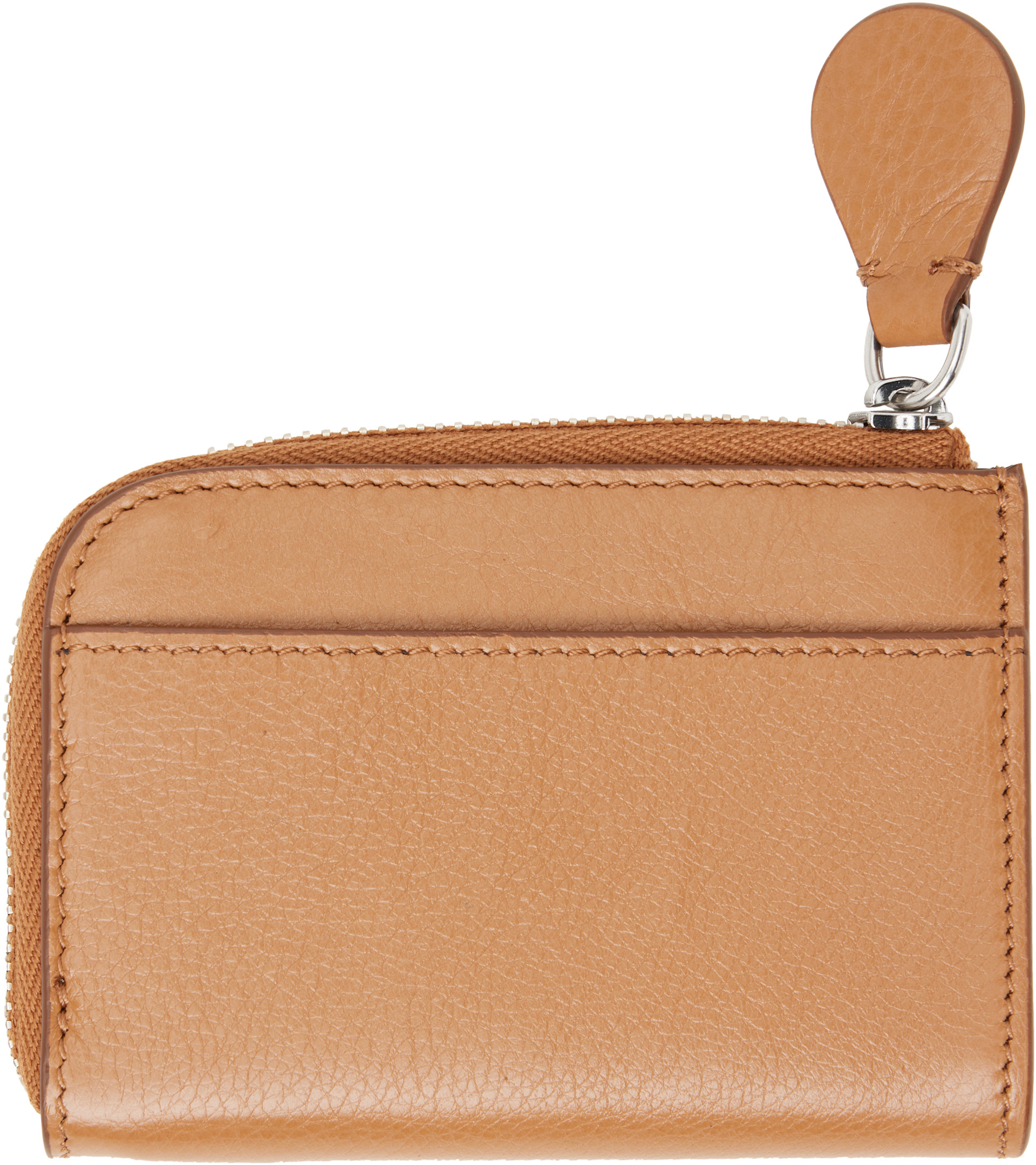 Acne Studios - Portefeuille brun à glissière