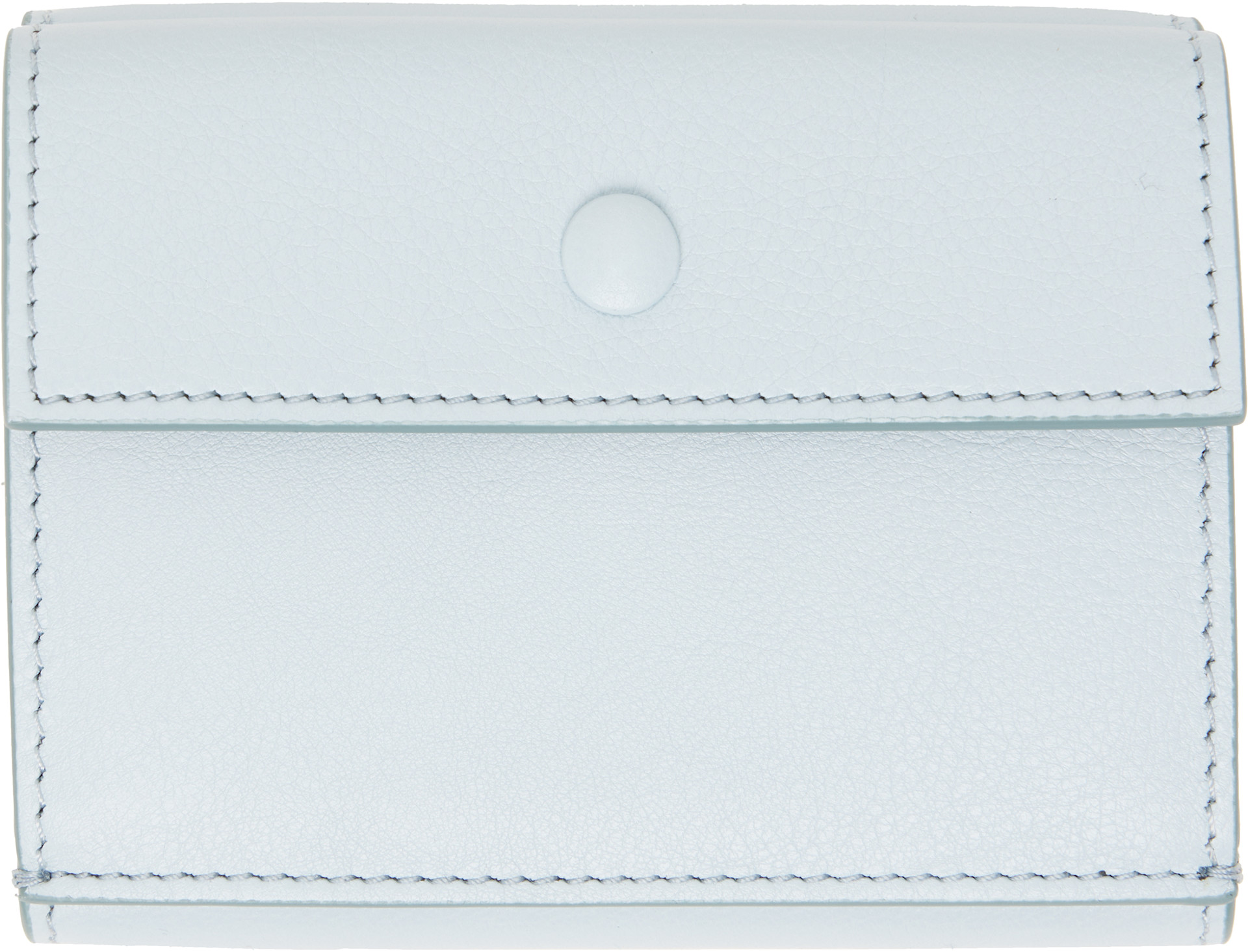 Acne Studios - Blue Leather Trifold Wallet