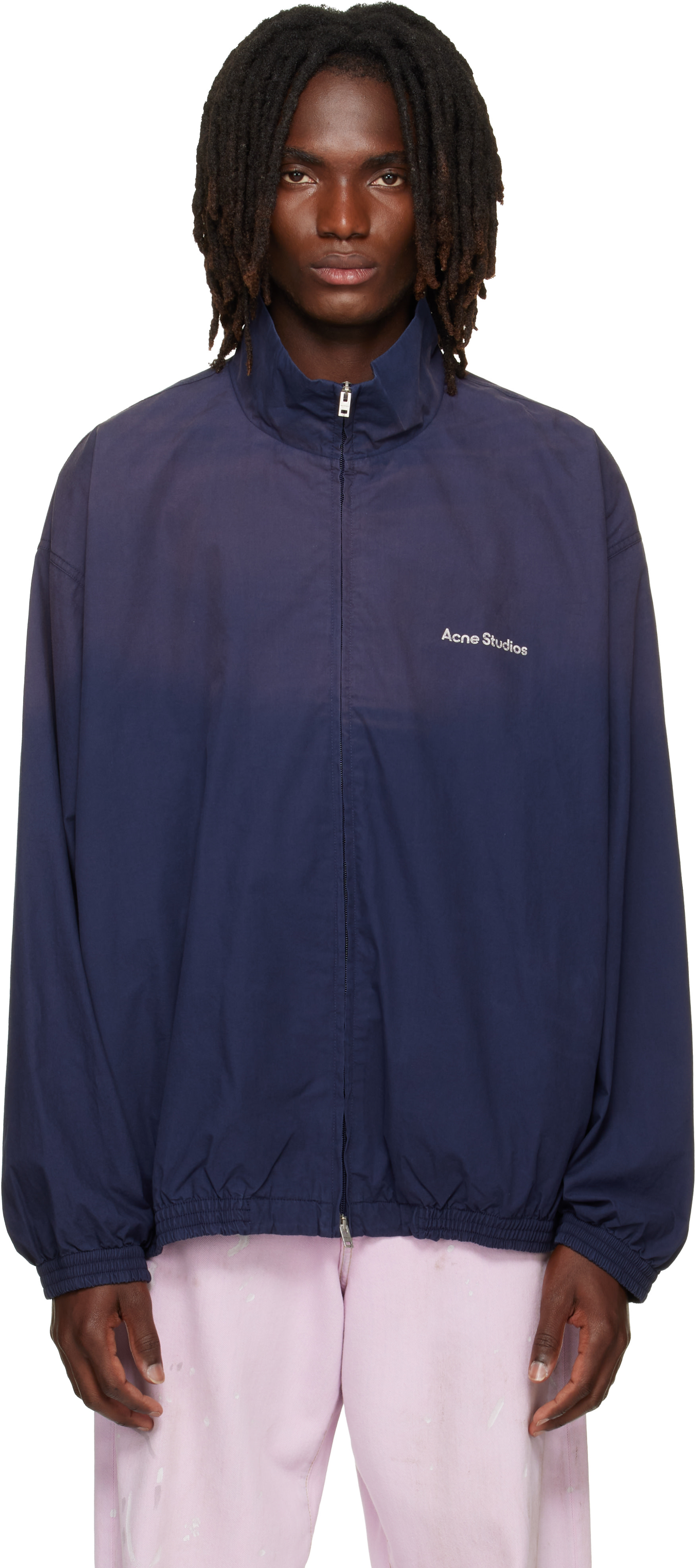 Acne Studios - Navy Washed Logo Jacket
