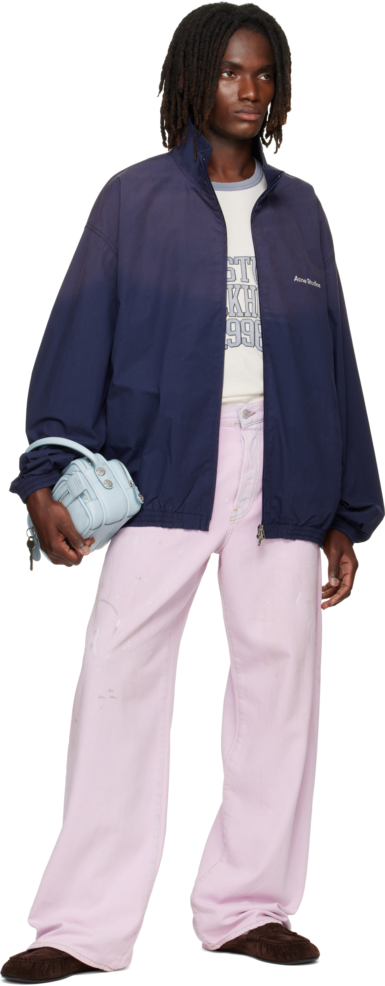 Acne Studios - Navy Washed Logo Jacket