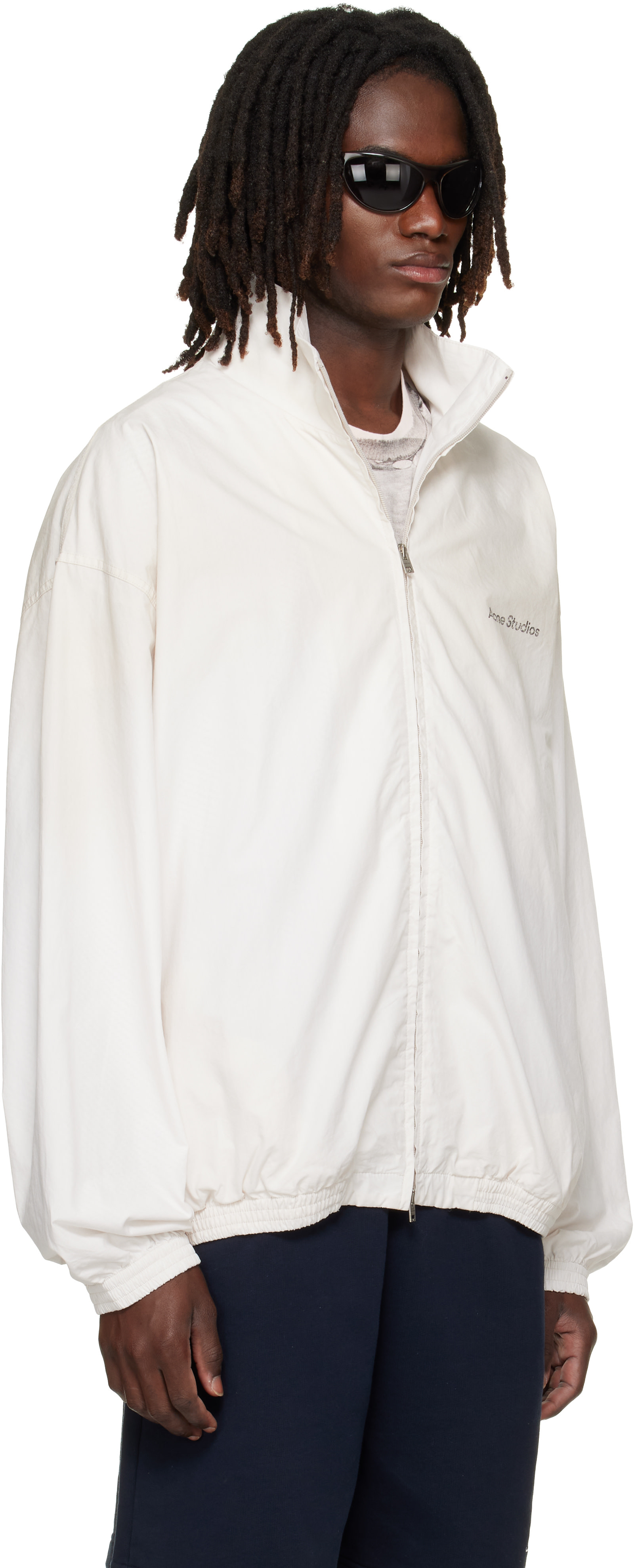 Acne Studios - Off-White Washed Logo Jacket