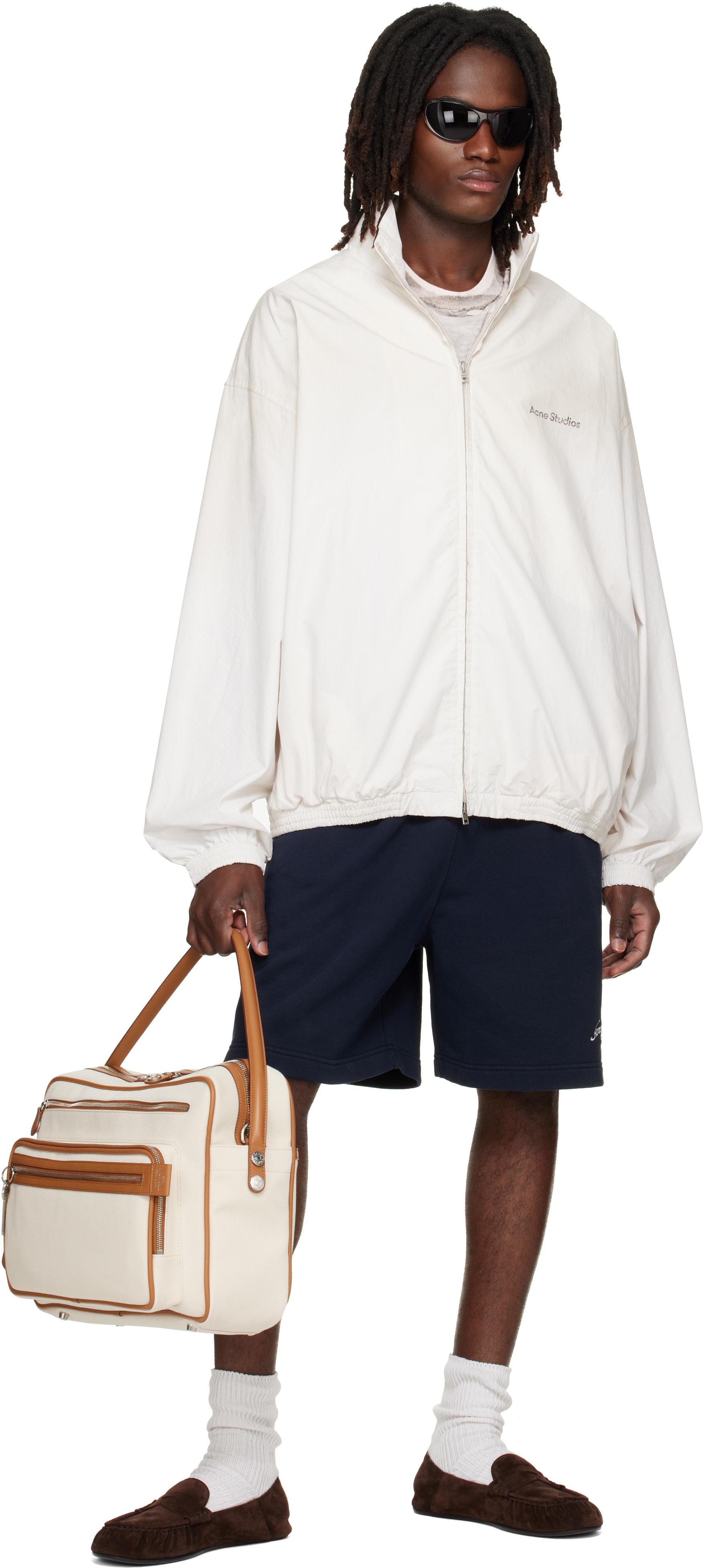 Acne Studios - Off-White Washed Logo Jacket