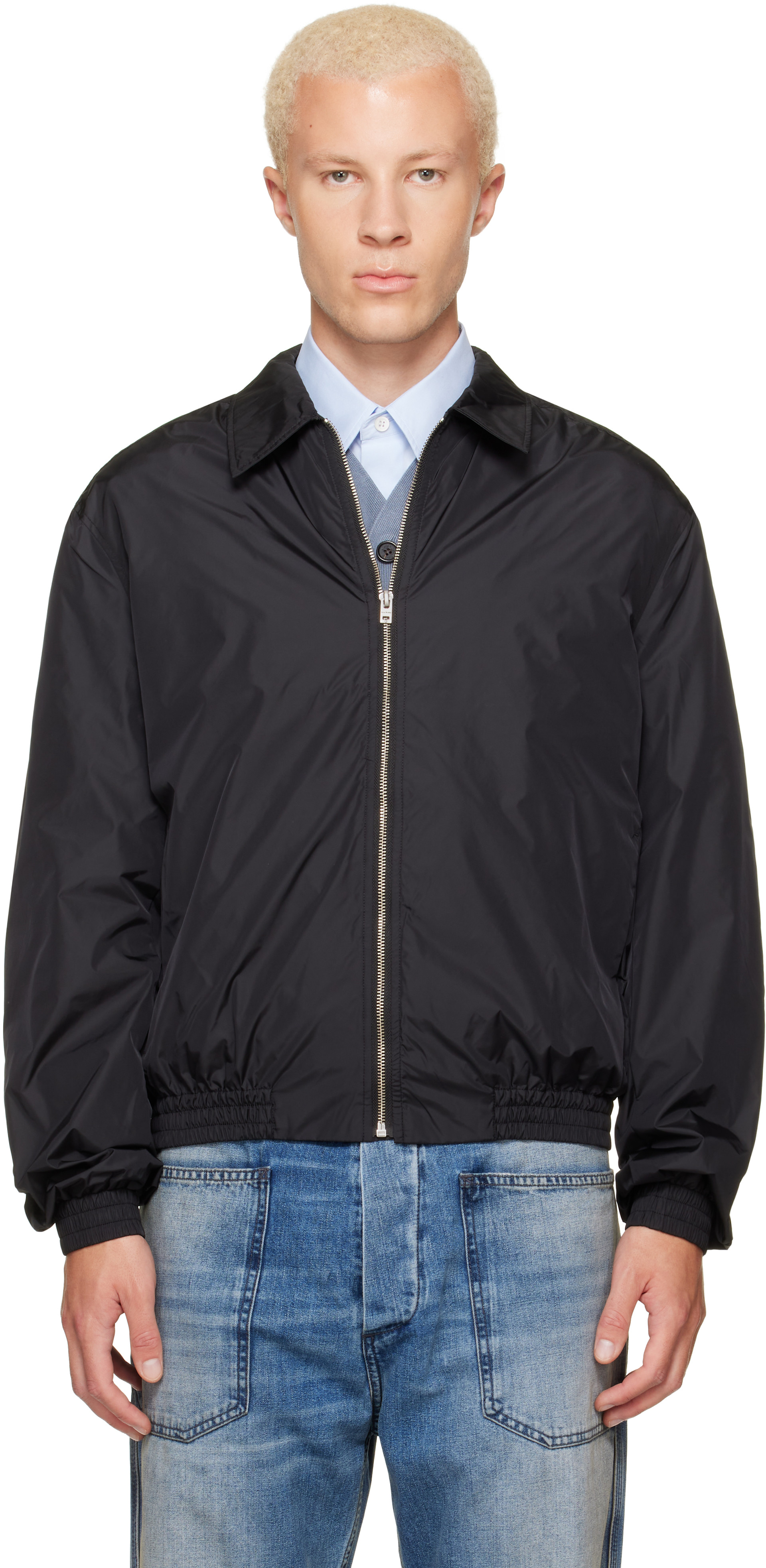 Acne Studios - Black Lightweight Nylon Jacket