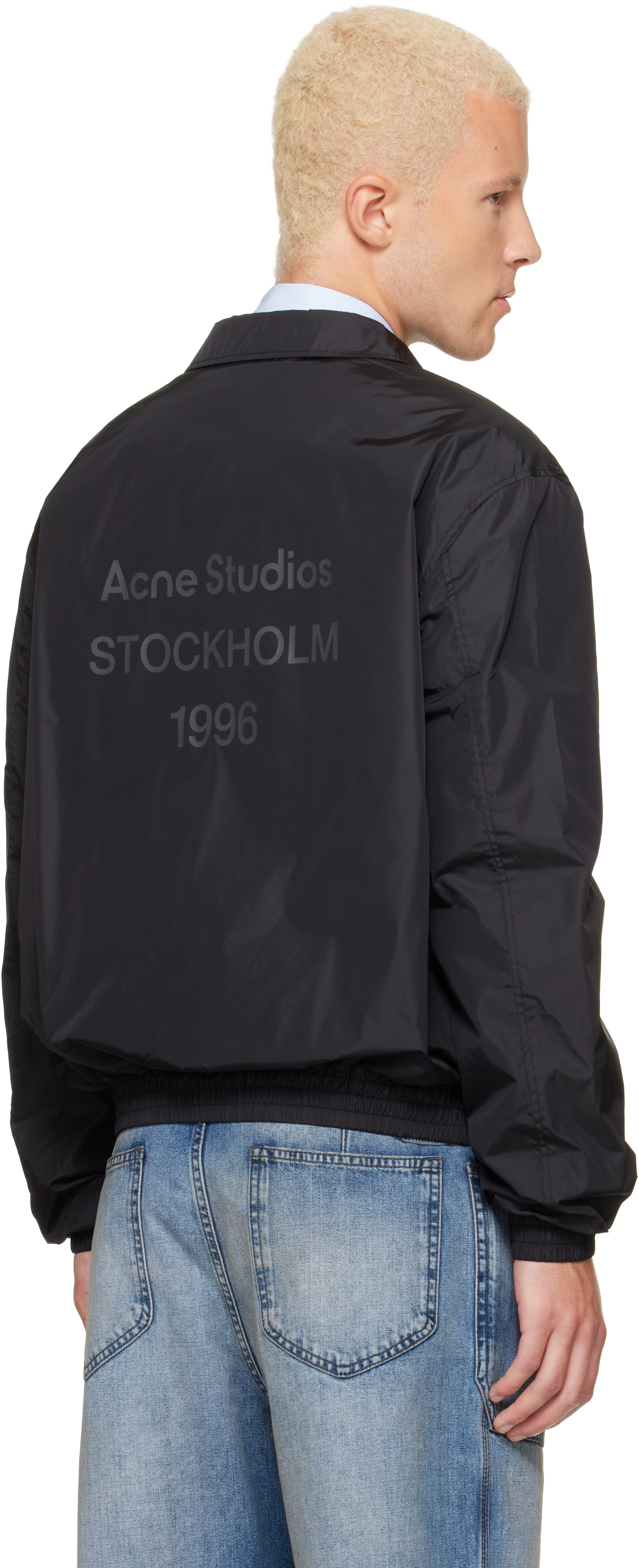 Acne Studios - Black Lightweight Nylon Jacket