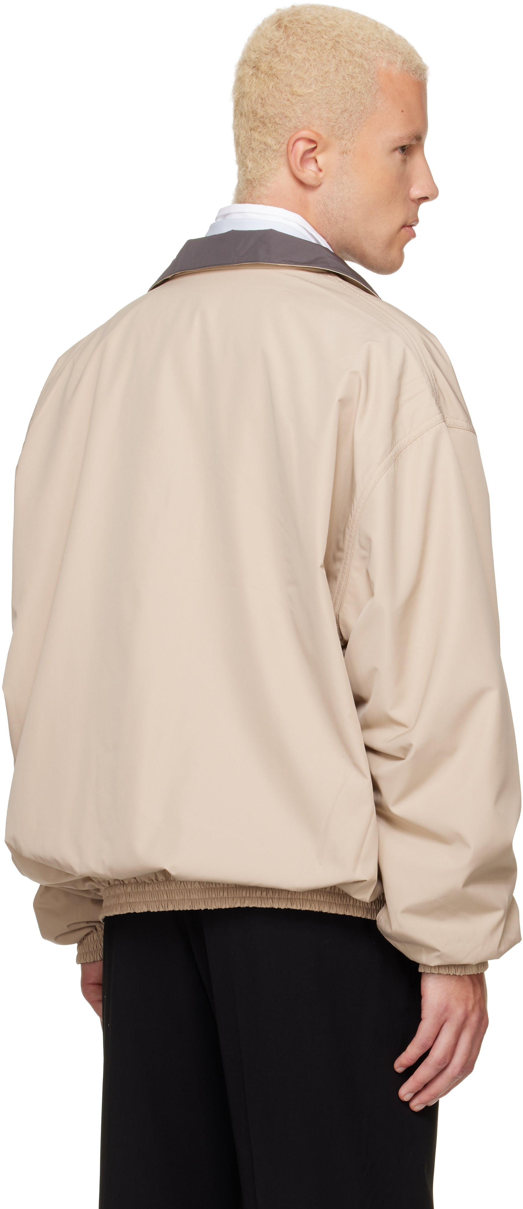 Acne Studios - Beige Reversible Logo Jacket