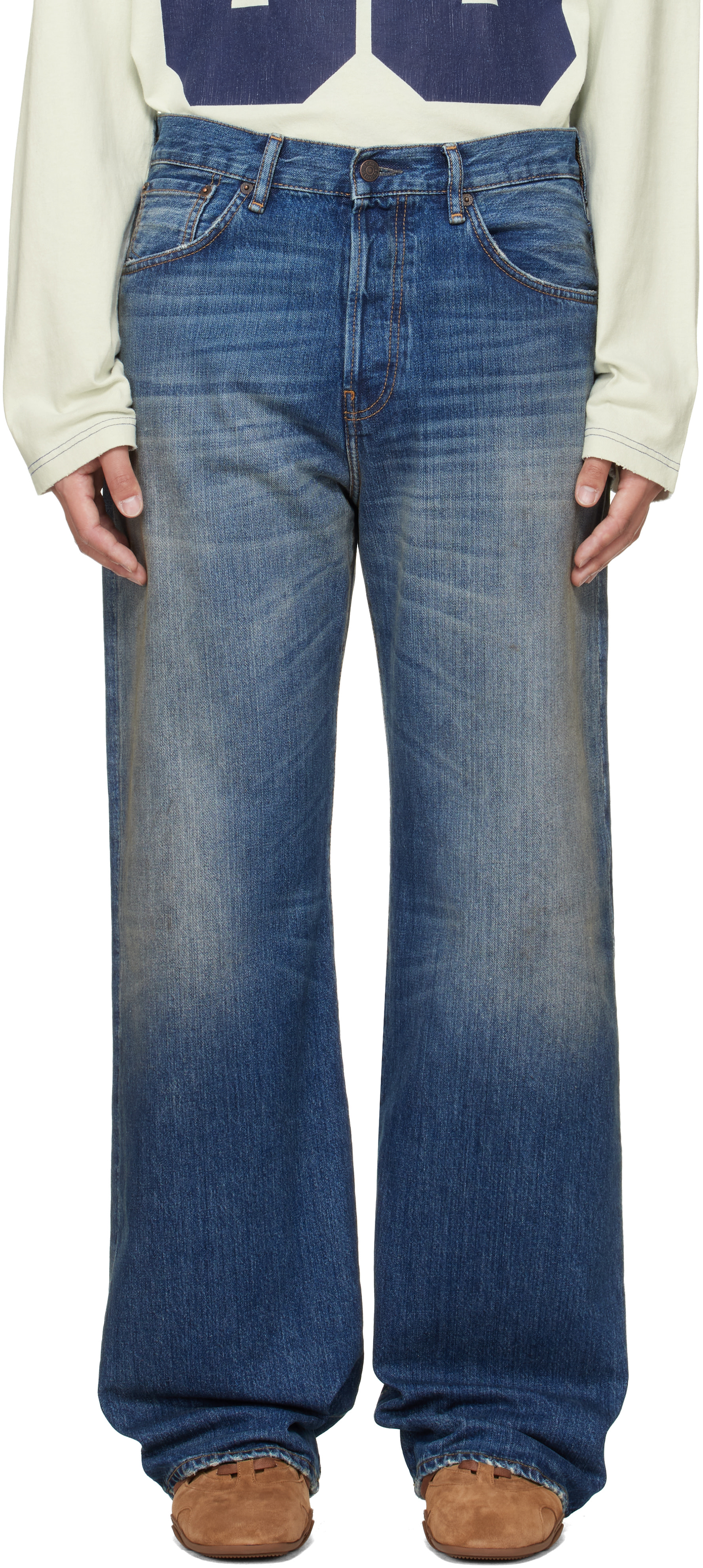 Acne Studios - Jean 2021M Bingo bleu