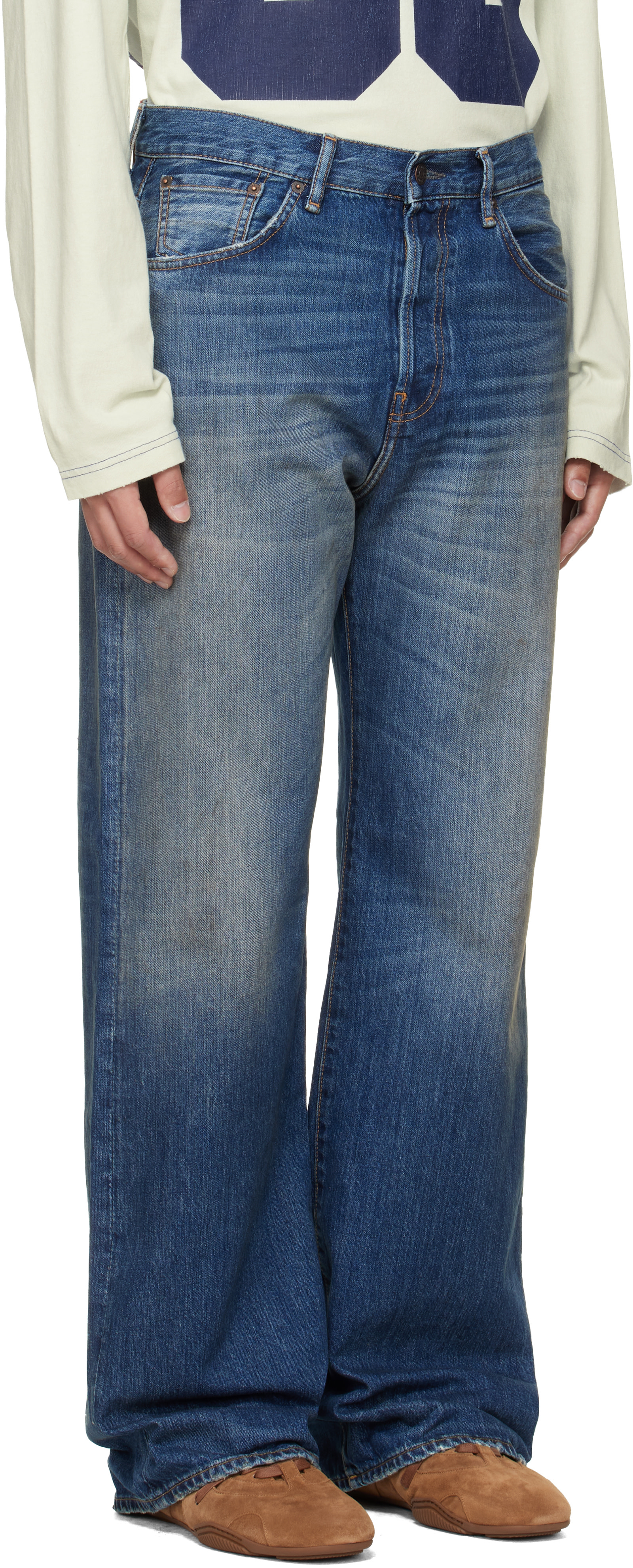 Acne Studios - Jean 2021M Bingo bleu
