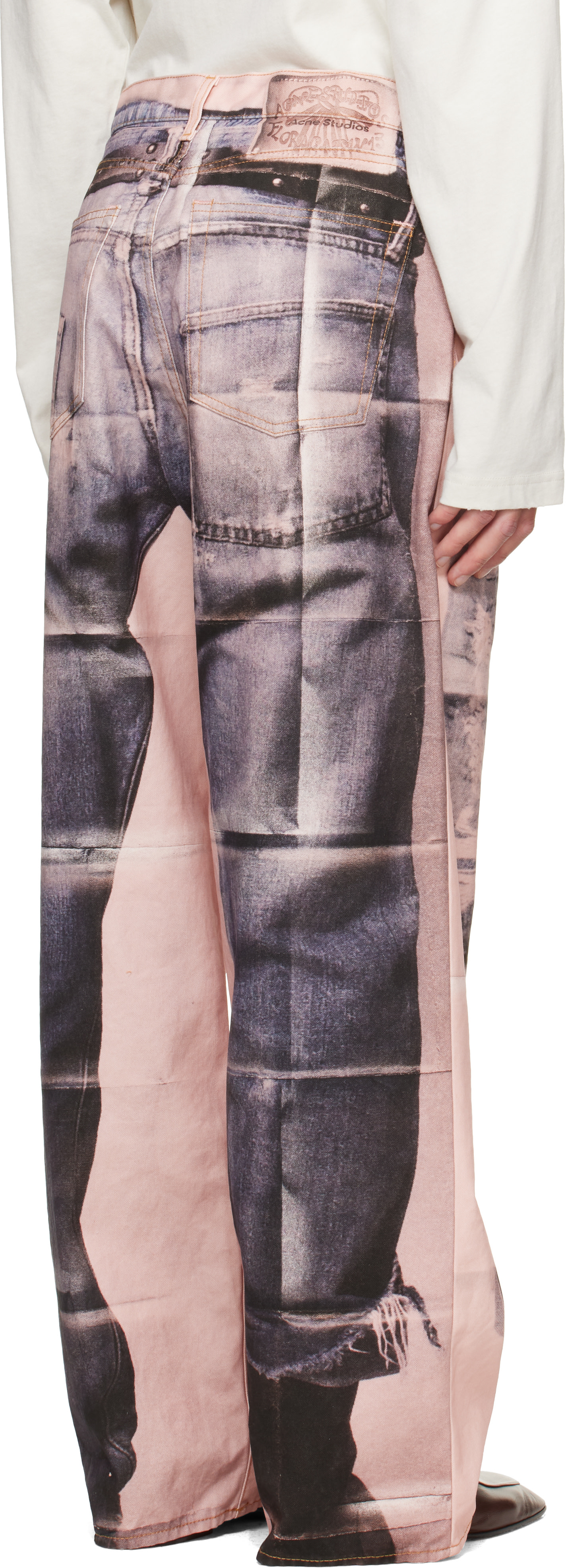 Acne Studios - 핑크 트롱프뢰유 1981 데님 진