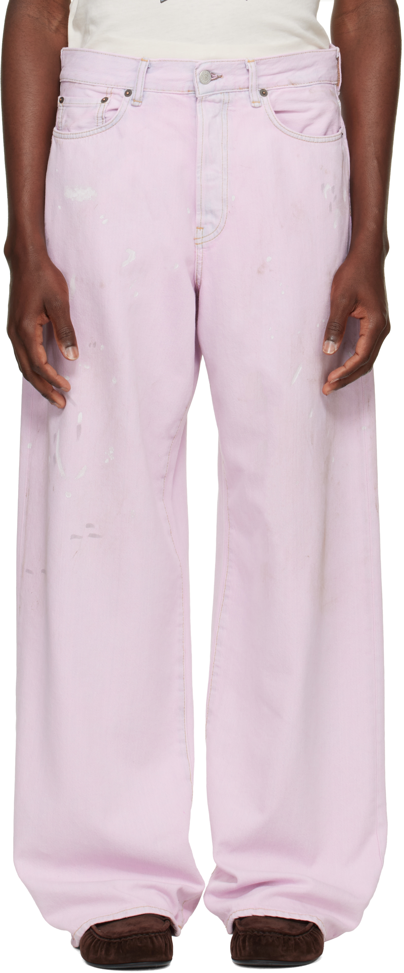 Acne Studios - Jean décontracté 1981 rose