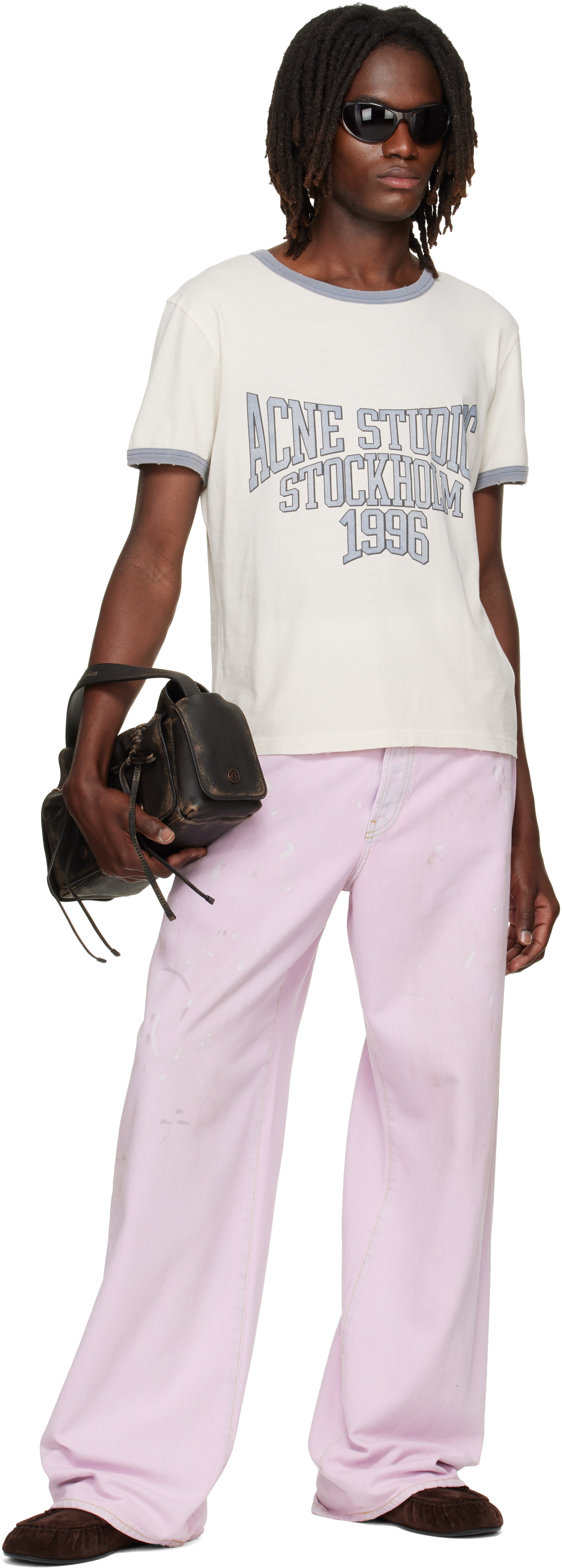 Acne Studios - Jean décontracté 1981 rose