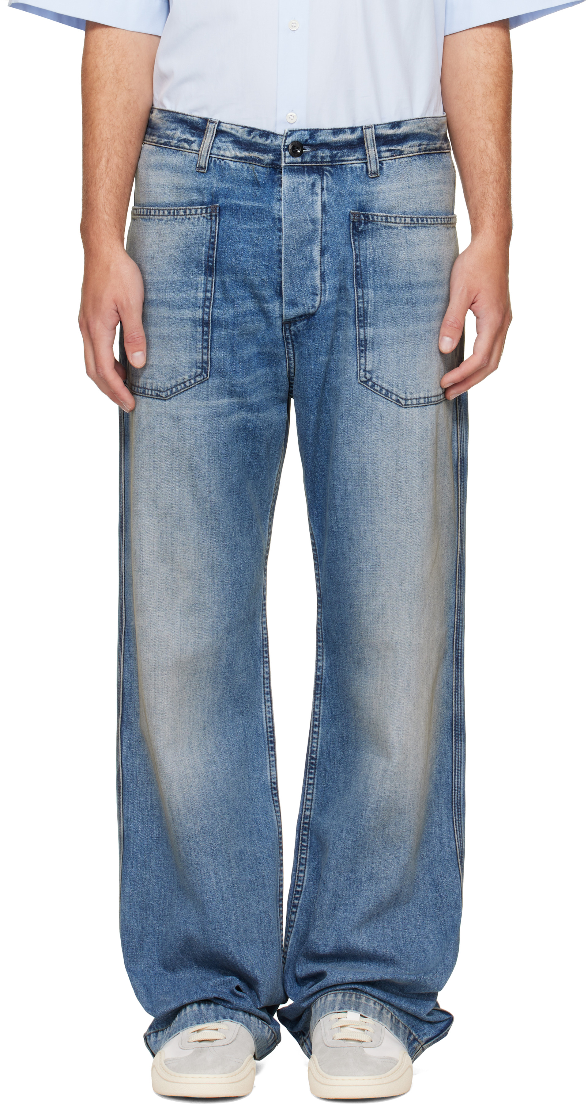 Acne Studios - Jean bleu à coupe classique