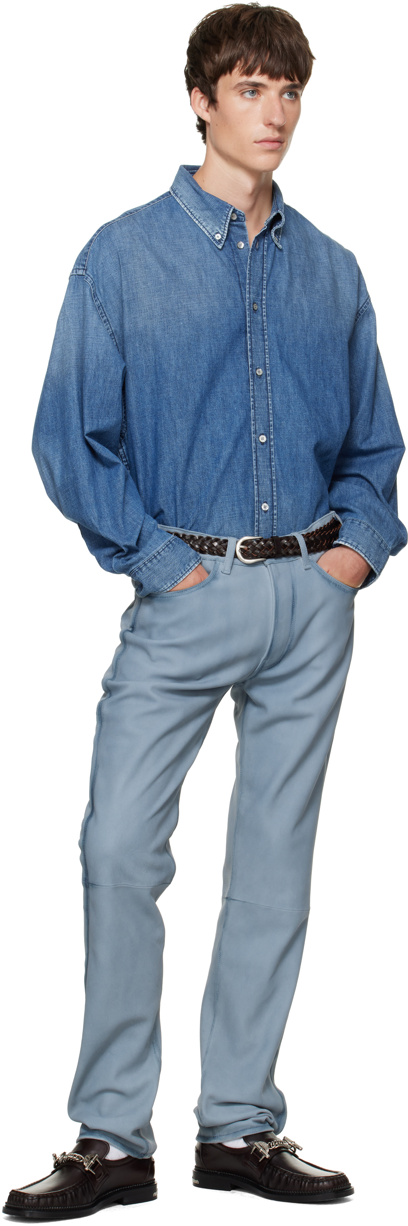Acne Studios - Chemise bleue en denim