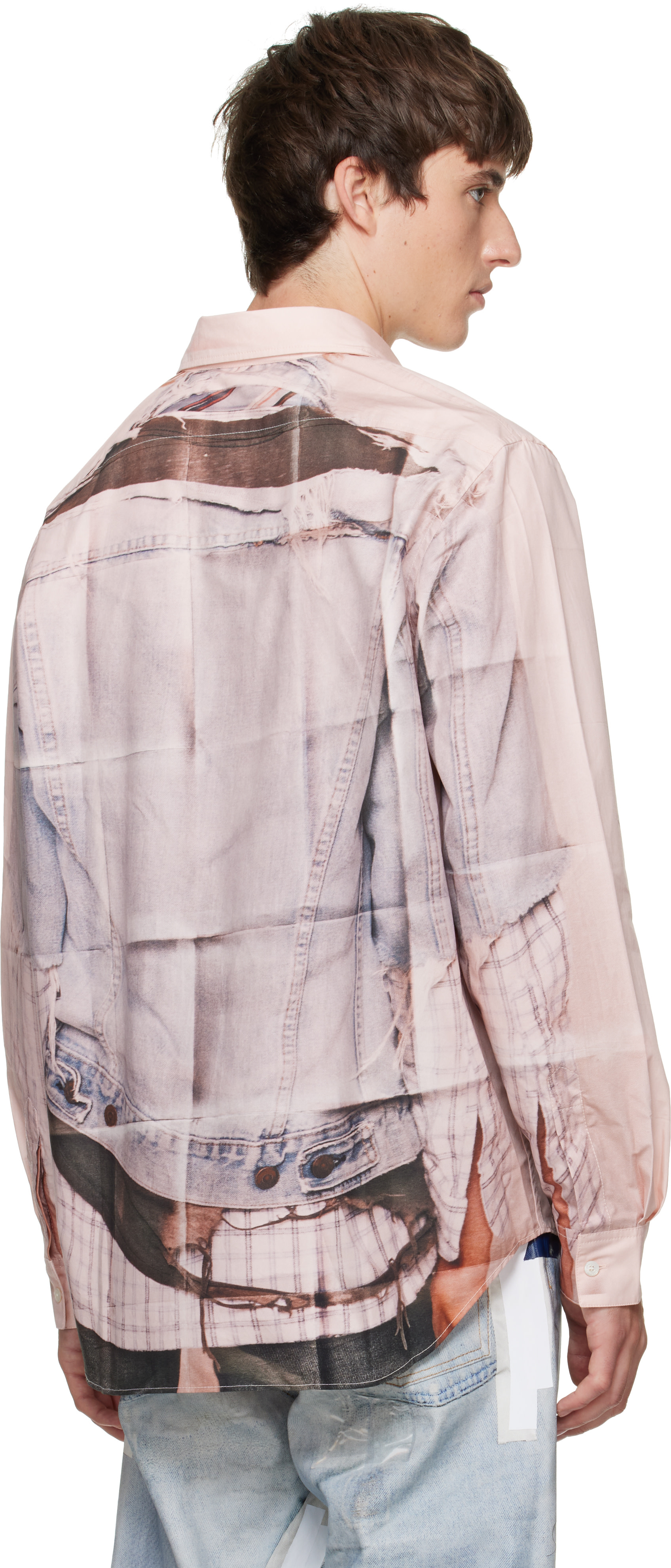 Acne Studios - Pink Printed Button-Up Shirt