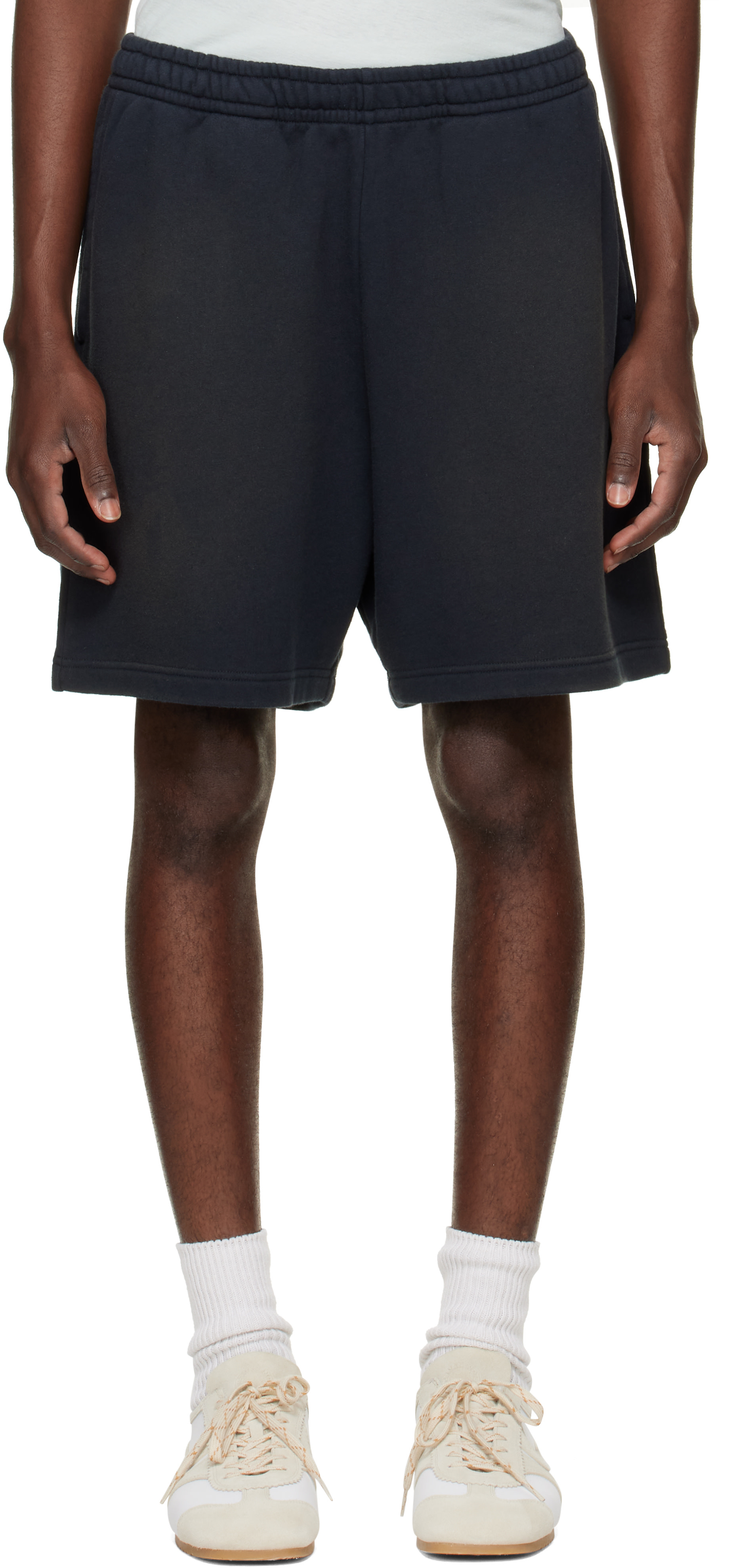 Acne Studios - Black Printed-Logo Shorts