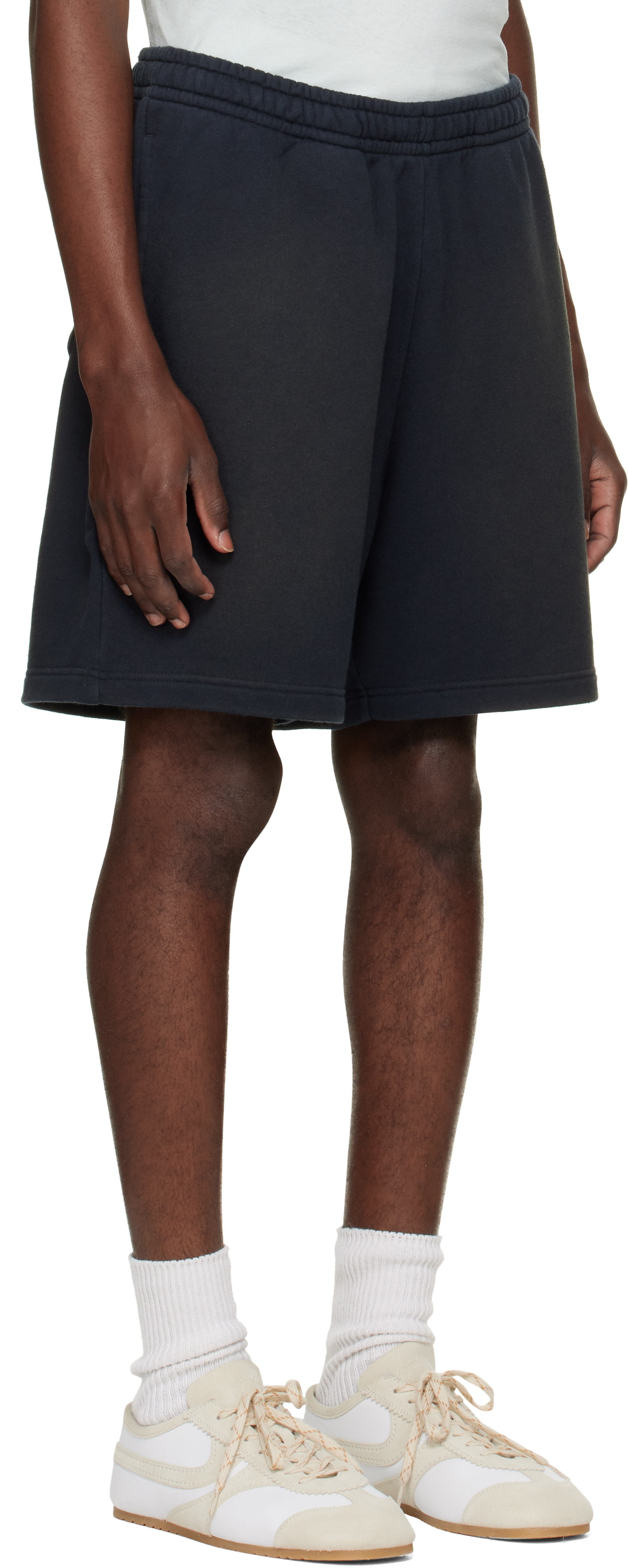 Acne Studios - Black Printed-Logo Shorts