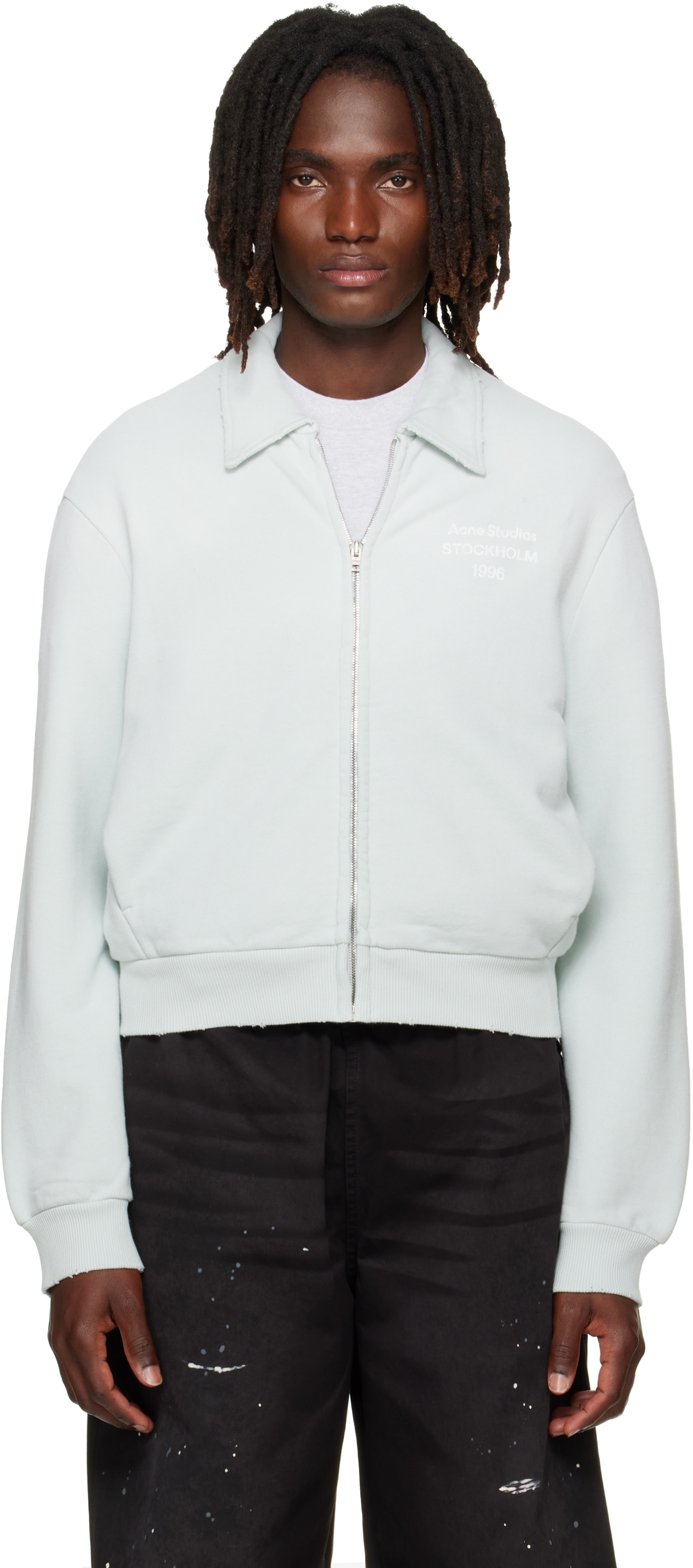 Acne Studios - Green Zip Sweatshirt