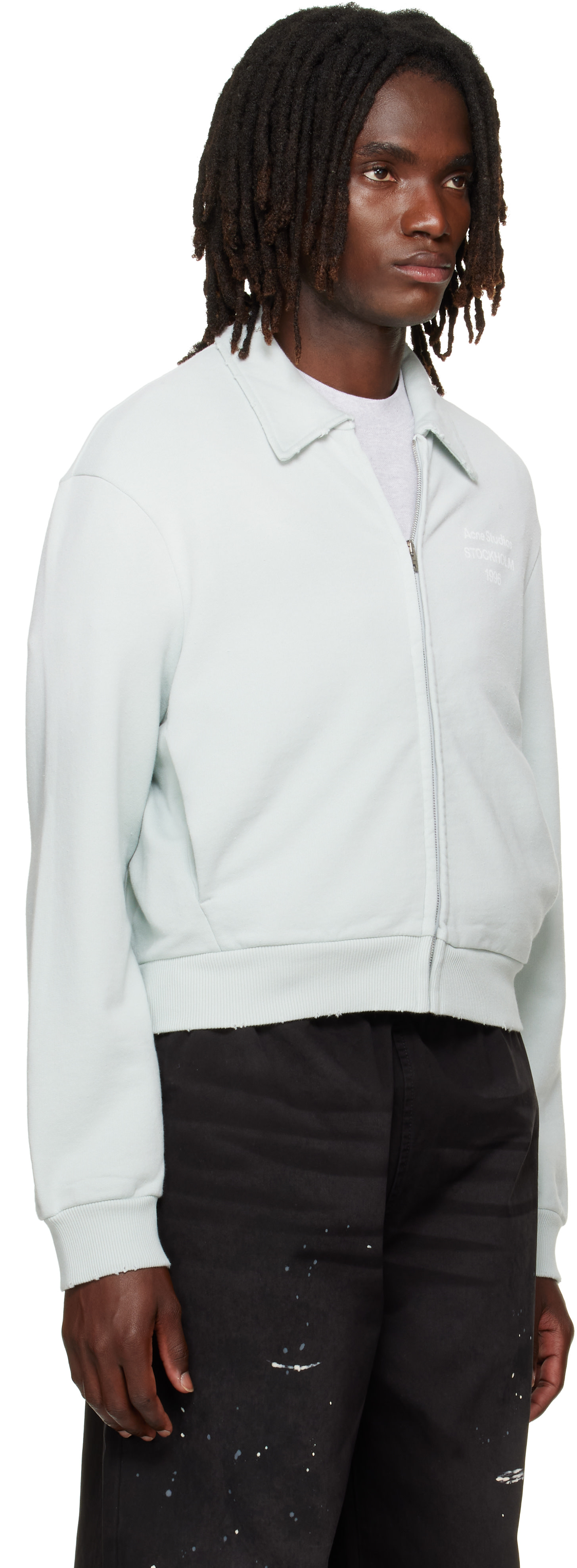 Acne Studios - Green Zip Sweatshirt