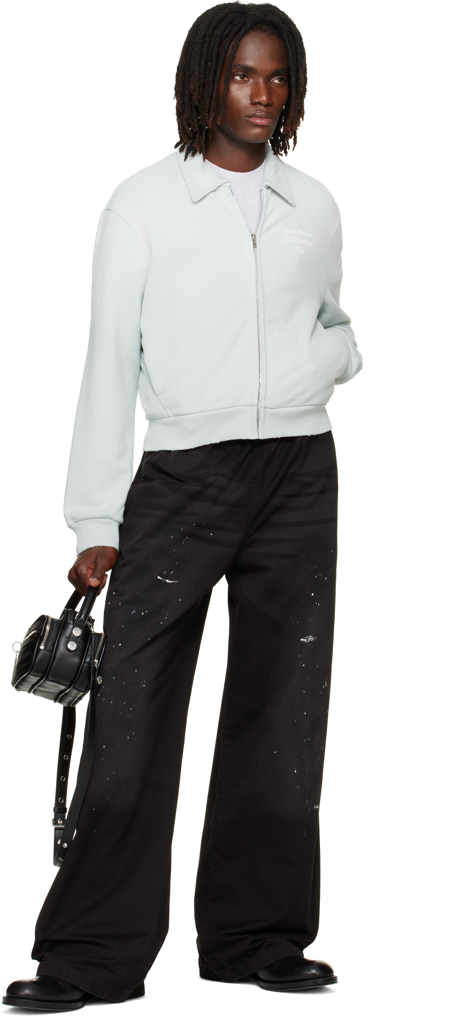 Acne Studios - Green Zip Sweatshirt