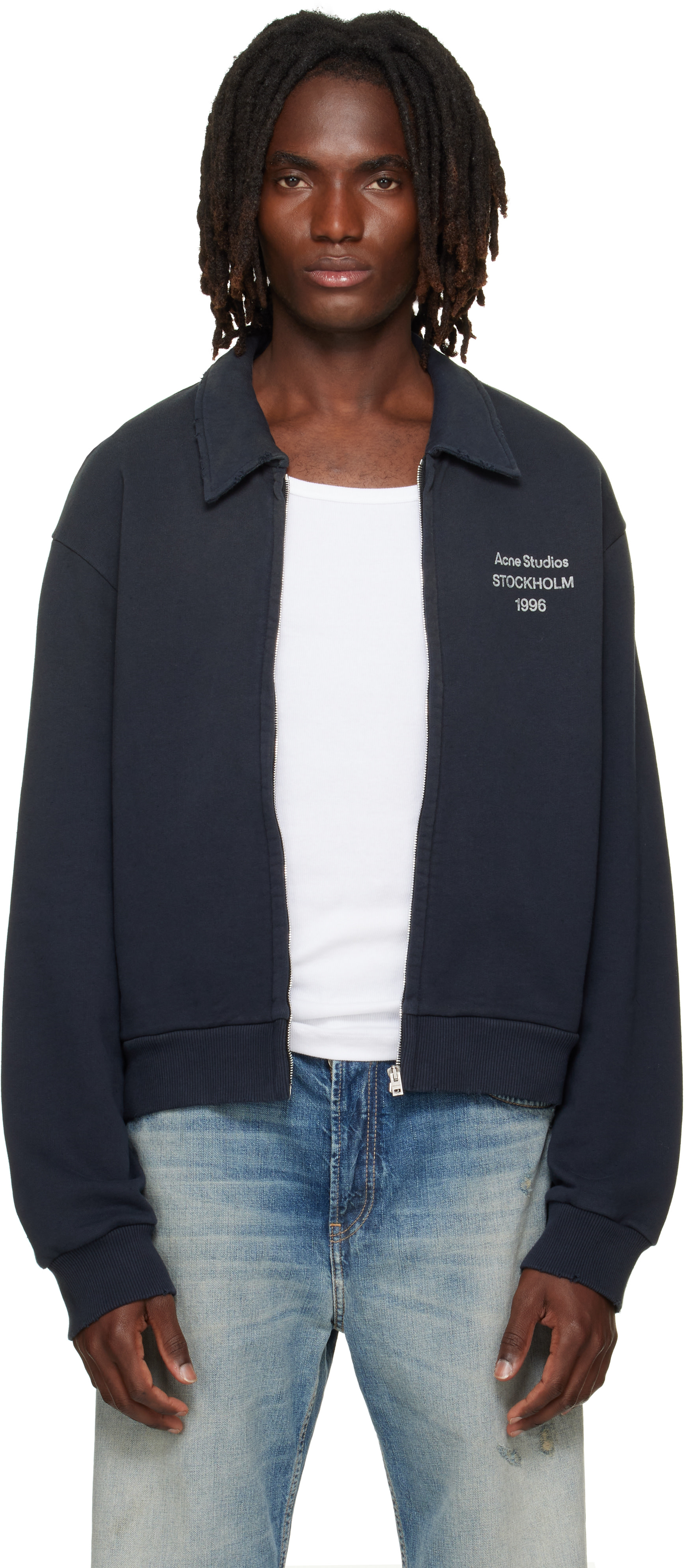 Acne Studios - Black Zip Sweatshirt