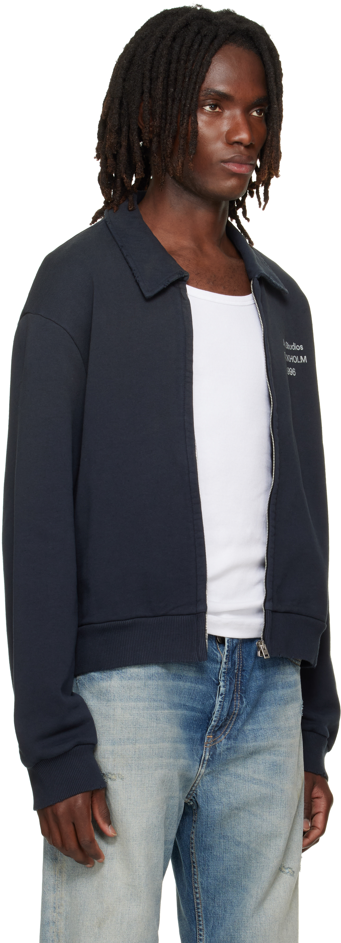 Acne Studios - Black Zip Sweatshirt