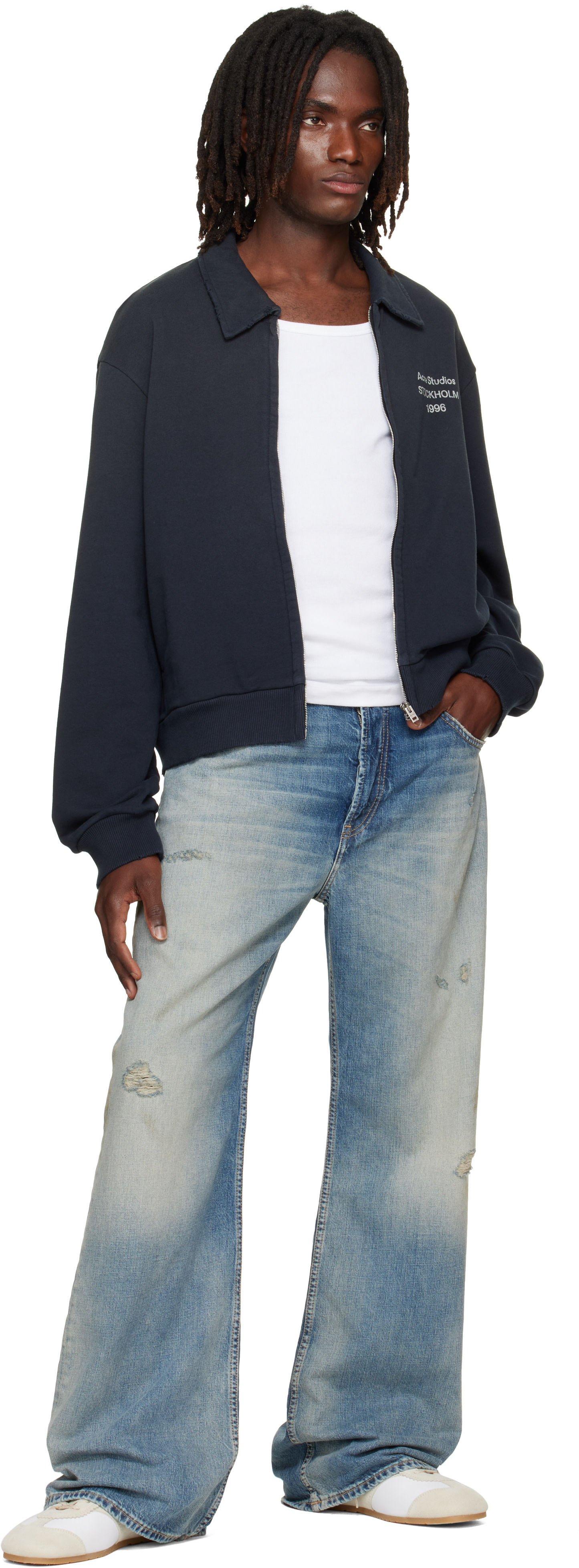 Acne Studios - Black Zip Sweatshirt