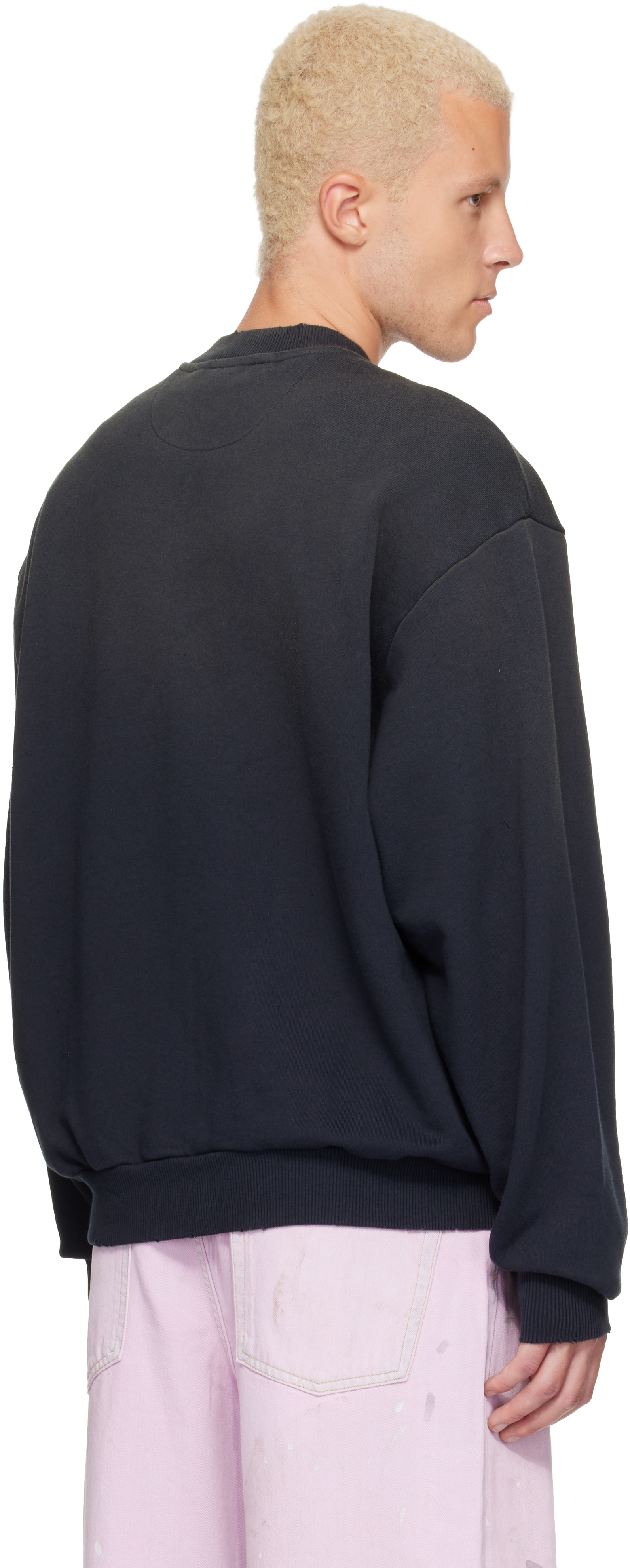 Acne Studios - Black Washed Zip-Up Cardigan