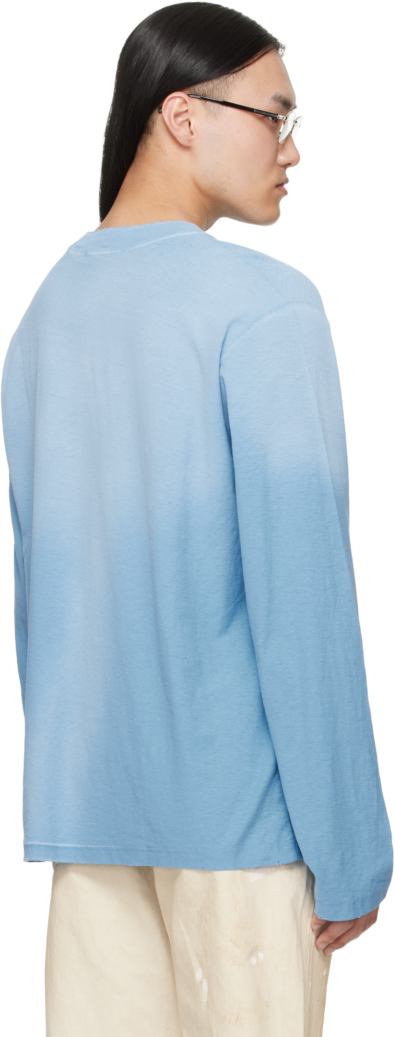 Acne Studios - ブルー Sprayed '1996' ロゴ Tシャツ