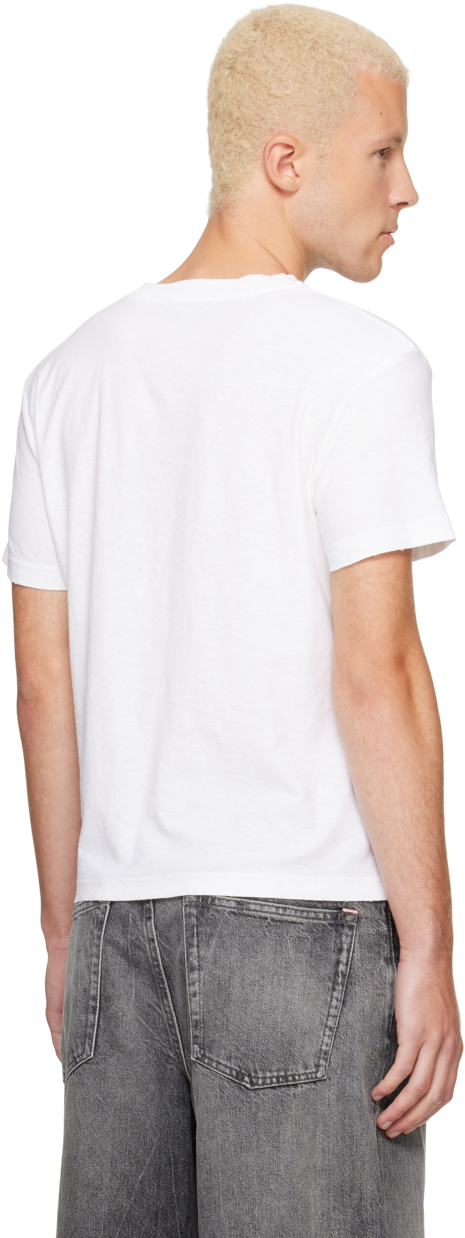 Acne Studios - ホワイト '1996' ロゴ Tシャツ