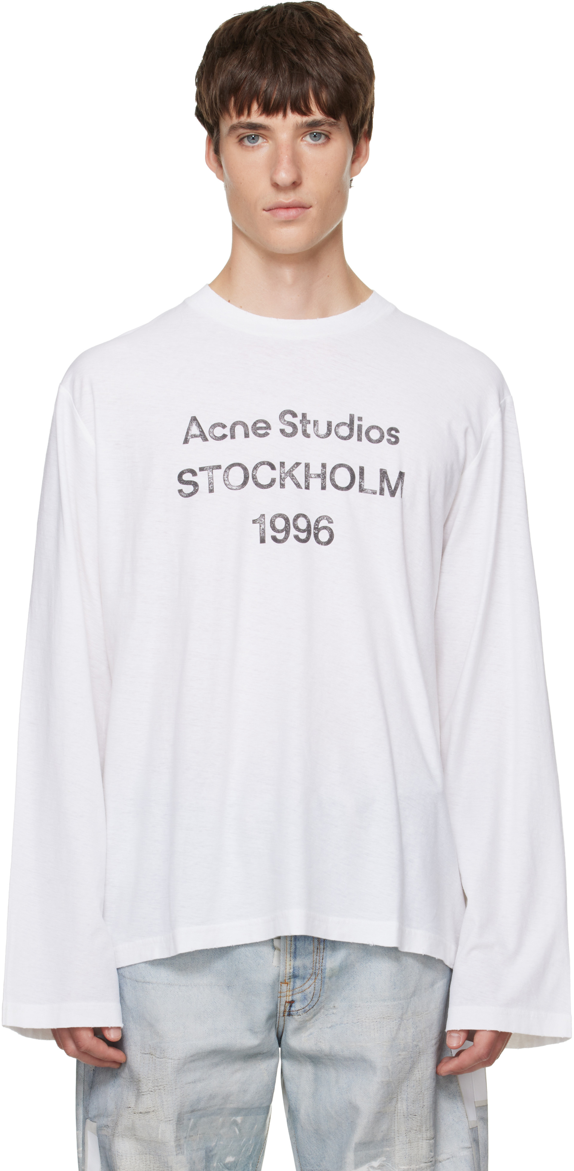 Acne Studios - White '1996' Logo T-shirt