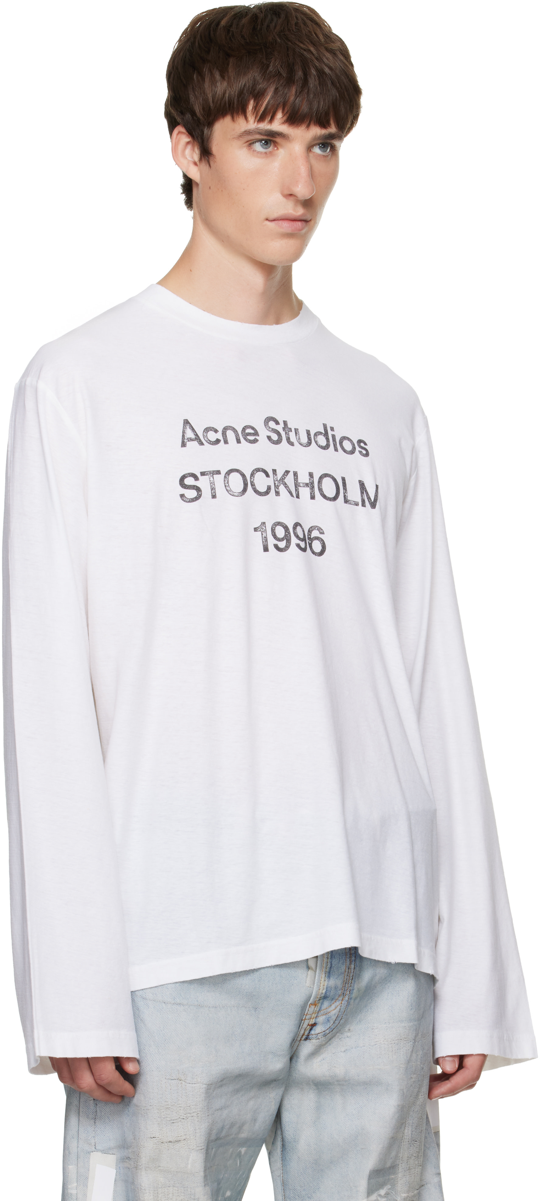 Acne Studios - White '1996' Logo T-shirt