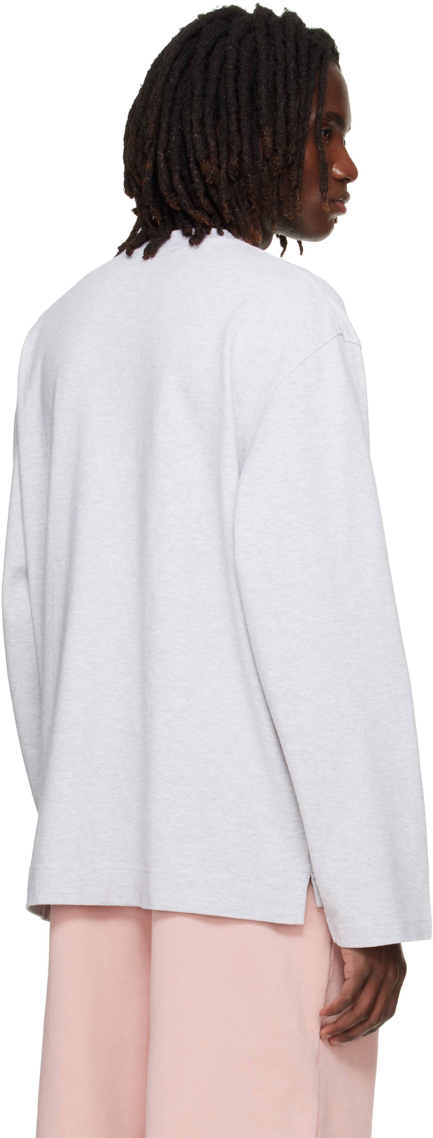 Acne Studios - Gray Embroidered-Logo T-shirt