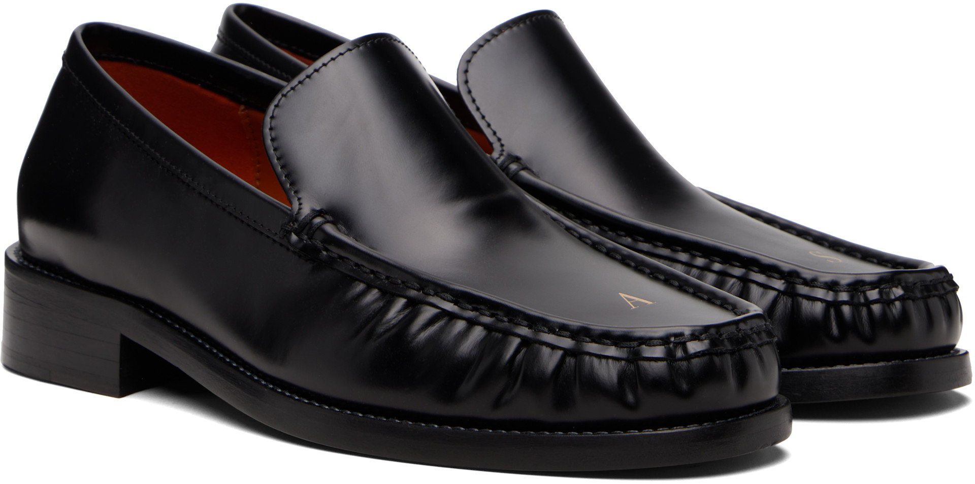 Acne Studios - Black Leather Loafers