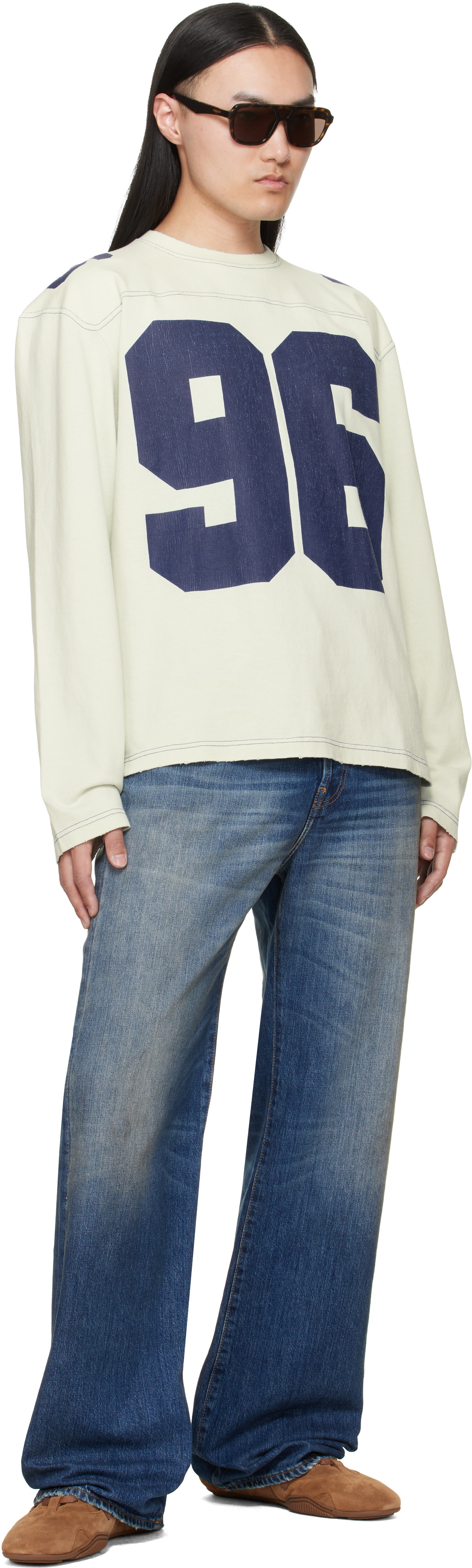 Acne Studios - 브라운 레이스업 스웨이드 스니커즈