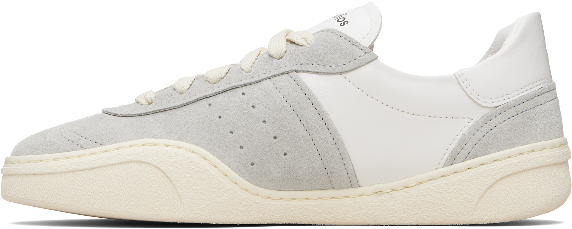 Acne Studios - Gray & White Leather Sneakers