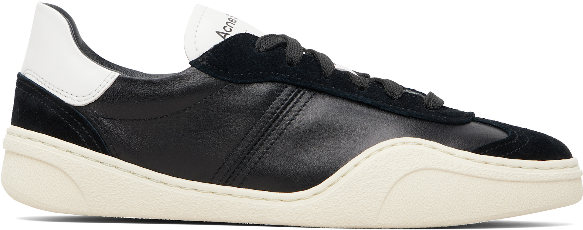 Acne Studios - Black & White Leather Sneakers