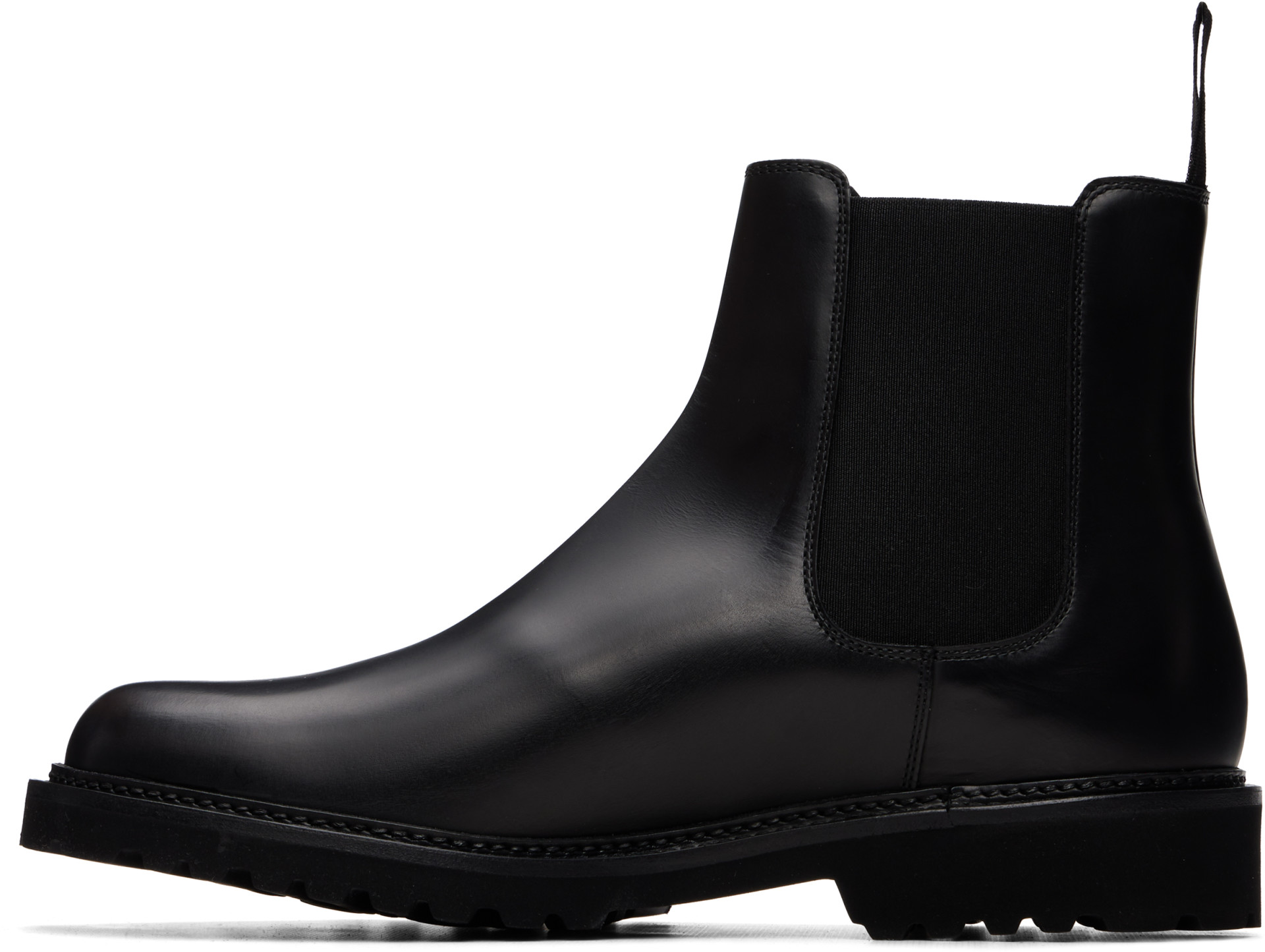 Common Projects - Black Leather Chelsea Boots
