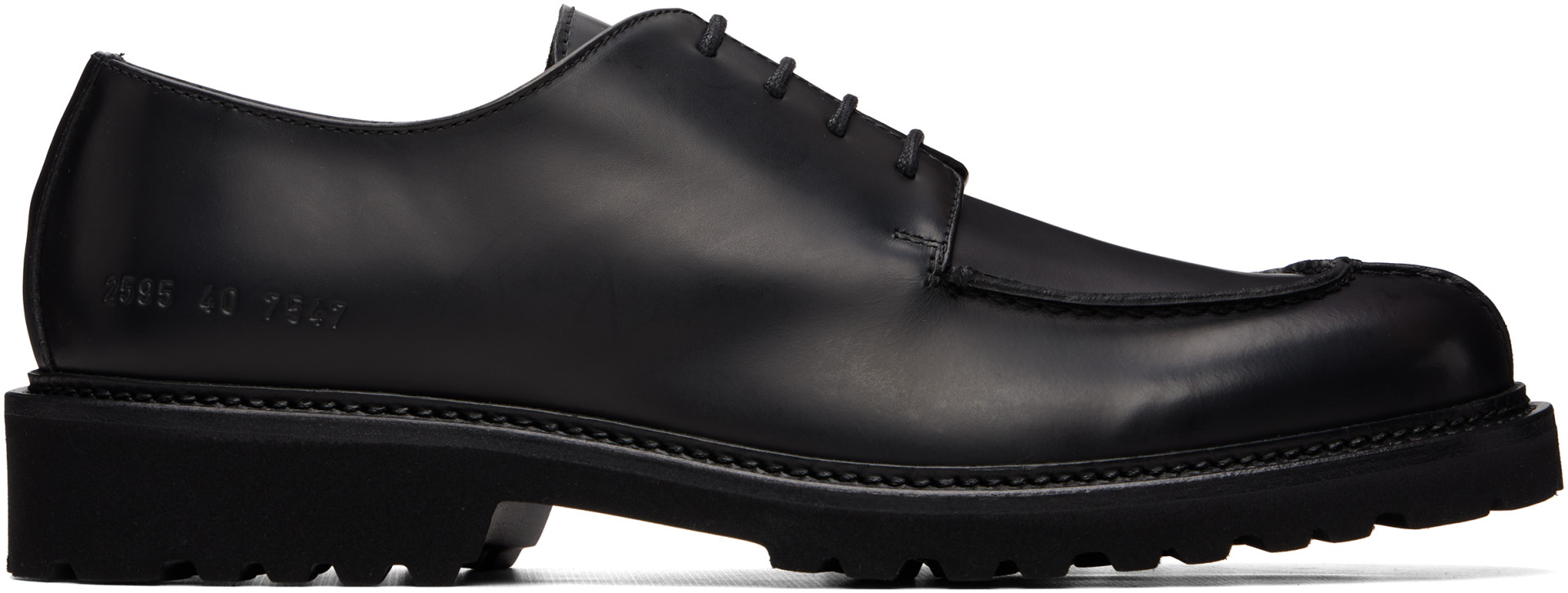 Common Projects - Black Apron Derbys